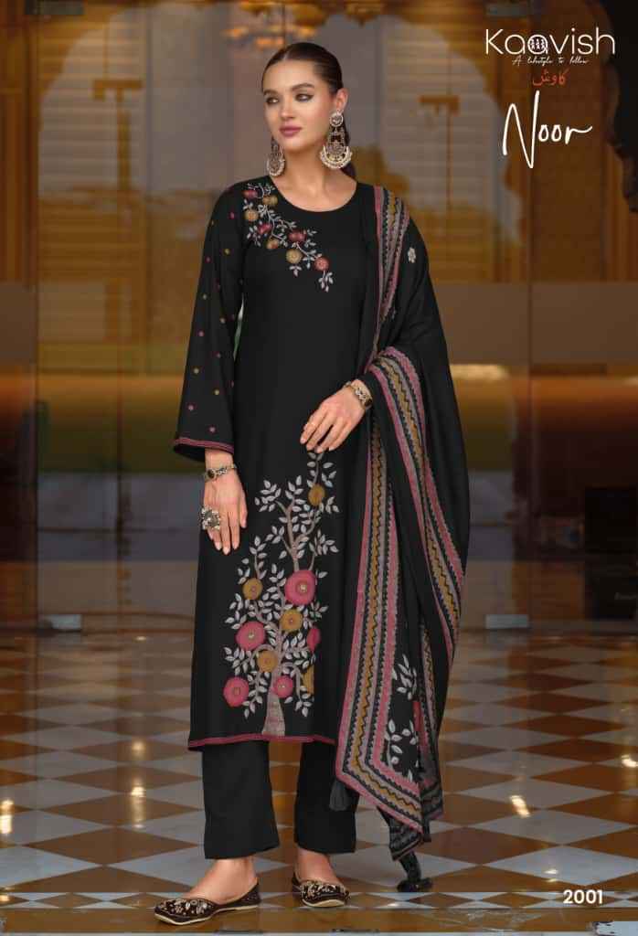 Kaavish Noor Viscouse Pashmina Dress Material Wholesale Collection ( 4 Pcs Catalog )
