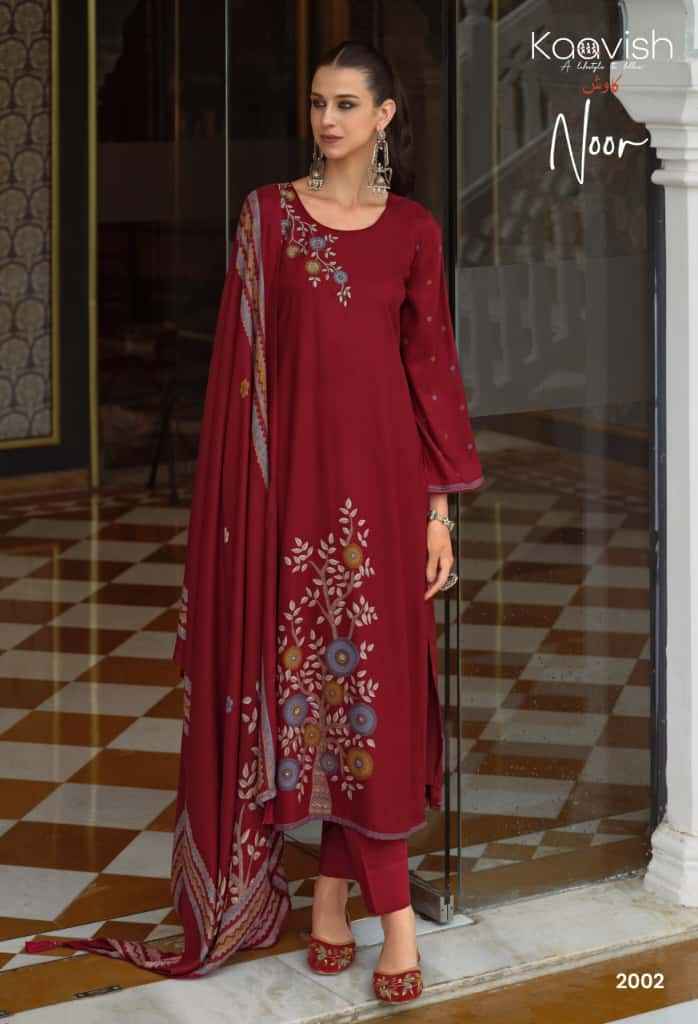 Kaavish Noor Viscouse Pashmina Dress Material Wholesale Collection ( 4 Pcs Catalog )
