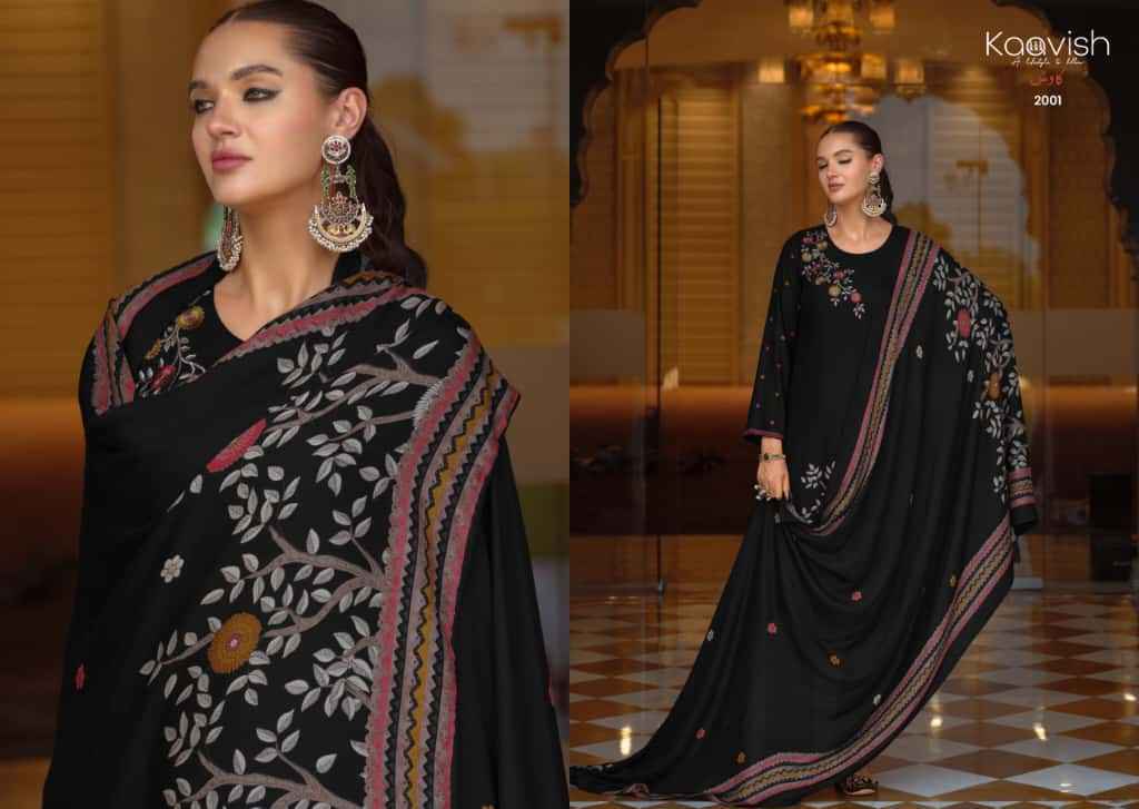 Kaavish Noor Viscouse Pashmina Dress Material Wholesale Collection ( 4 Pcs Catalog )