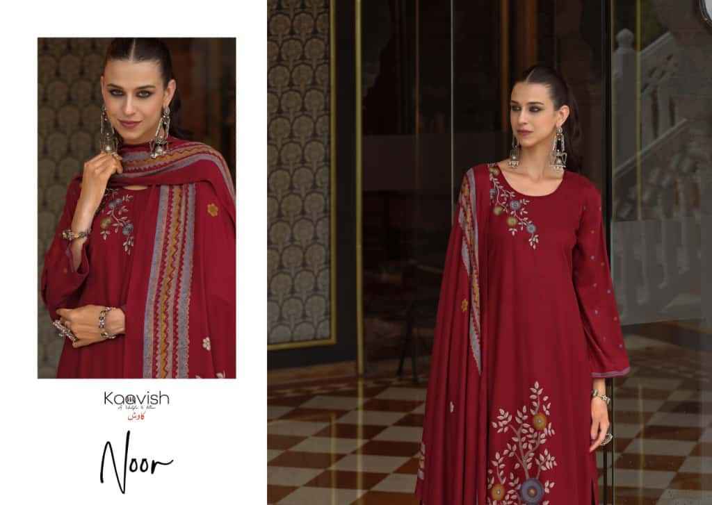 Kaavish Noor Viscouse Pashmina Dress Material Wholesale Collection ( 4 Pcs Catalog )