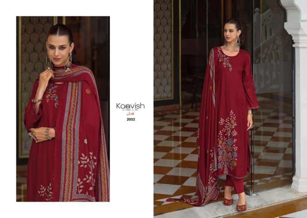 Kaavish Noor Viscouse Pashmina Dress Material Wholesale Collection ( 4 Pcs Catalog )