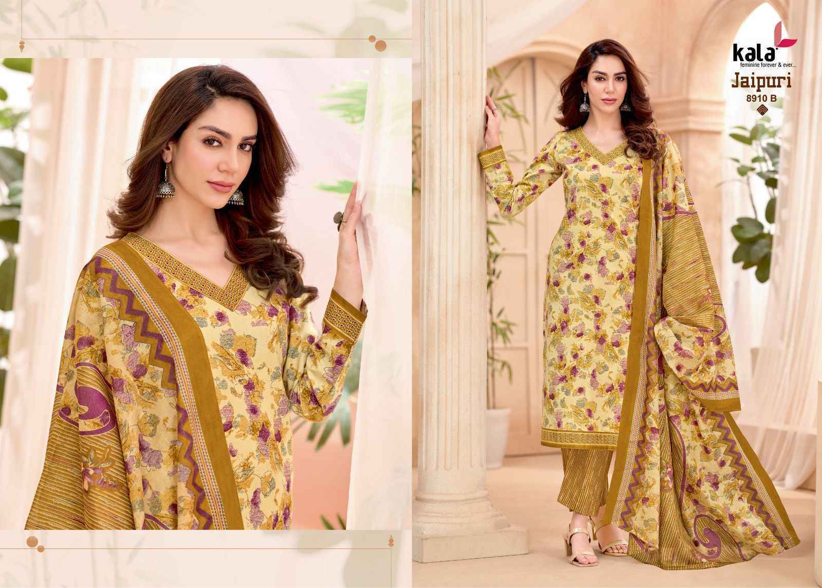 Kala Jaipuri Vol 9 Cotton Dress Material New Catalogue Wholesale Price ( 12 Pc Catalogue )