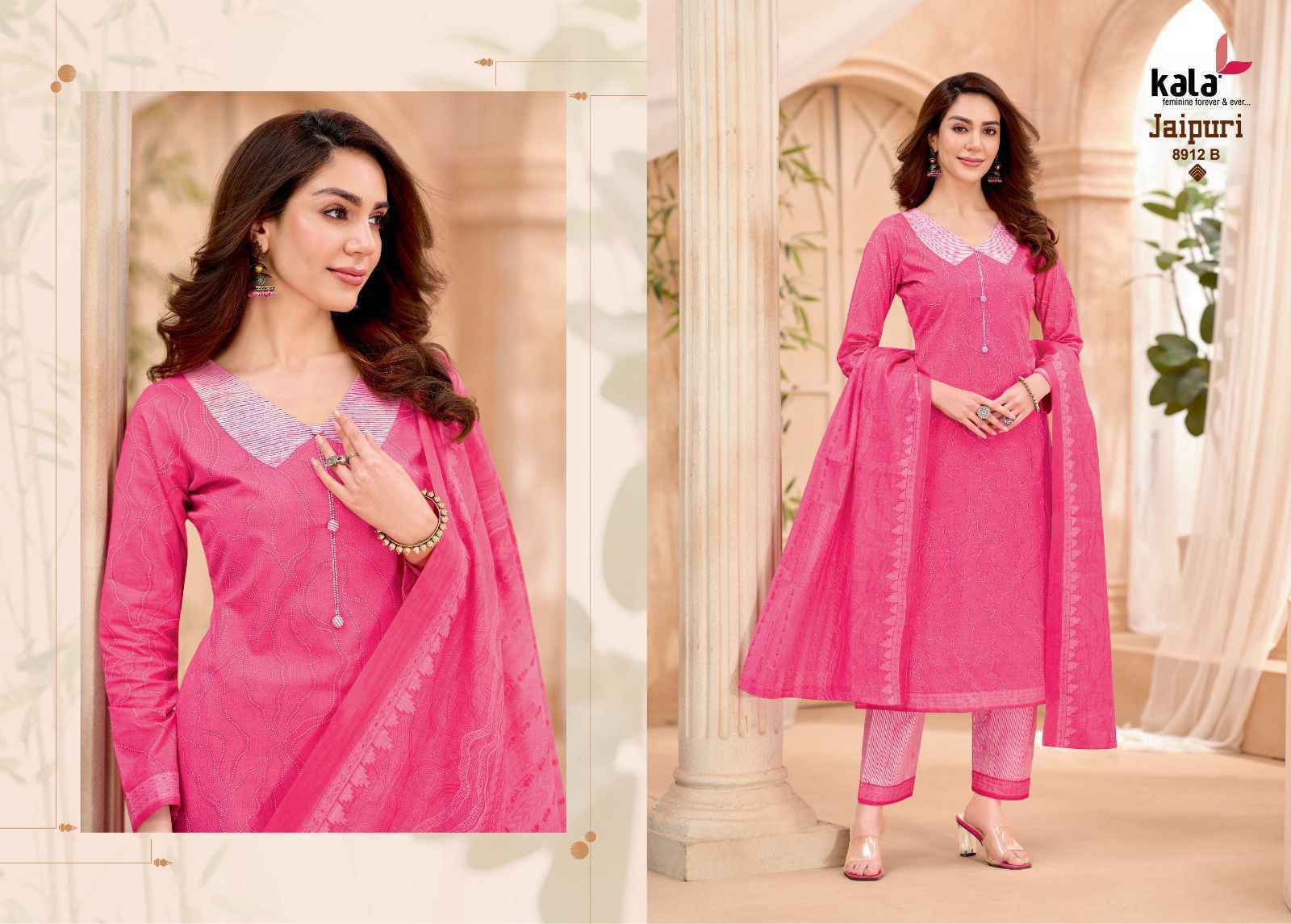 Kala Jaipuri Vol 9 Cotton Dress Material New Catalogue Wholesale Price ( 12 Pc Catalogue )