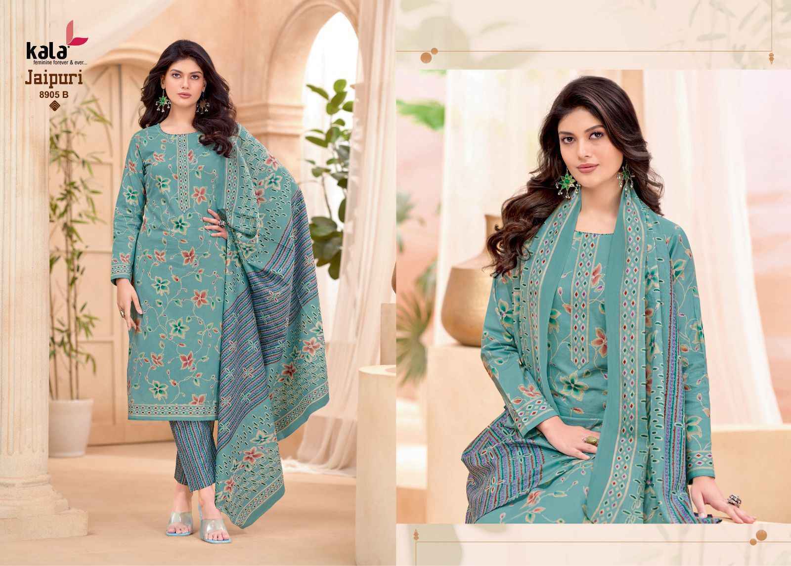Kala Jaipuri Vol 9 Cotton Dress Material New Catalogue Wholesale Price ( 12 Pc Catalogue )