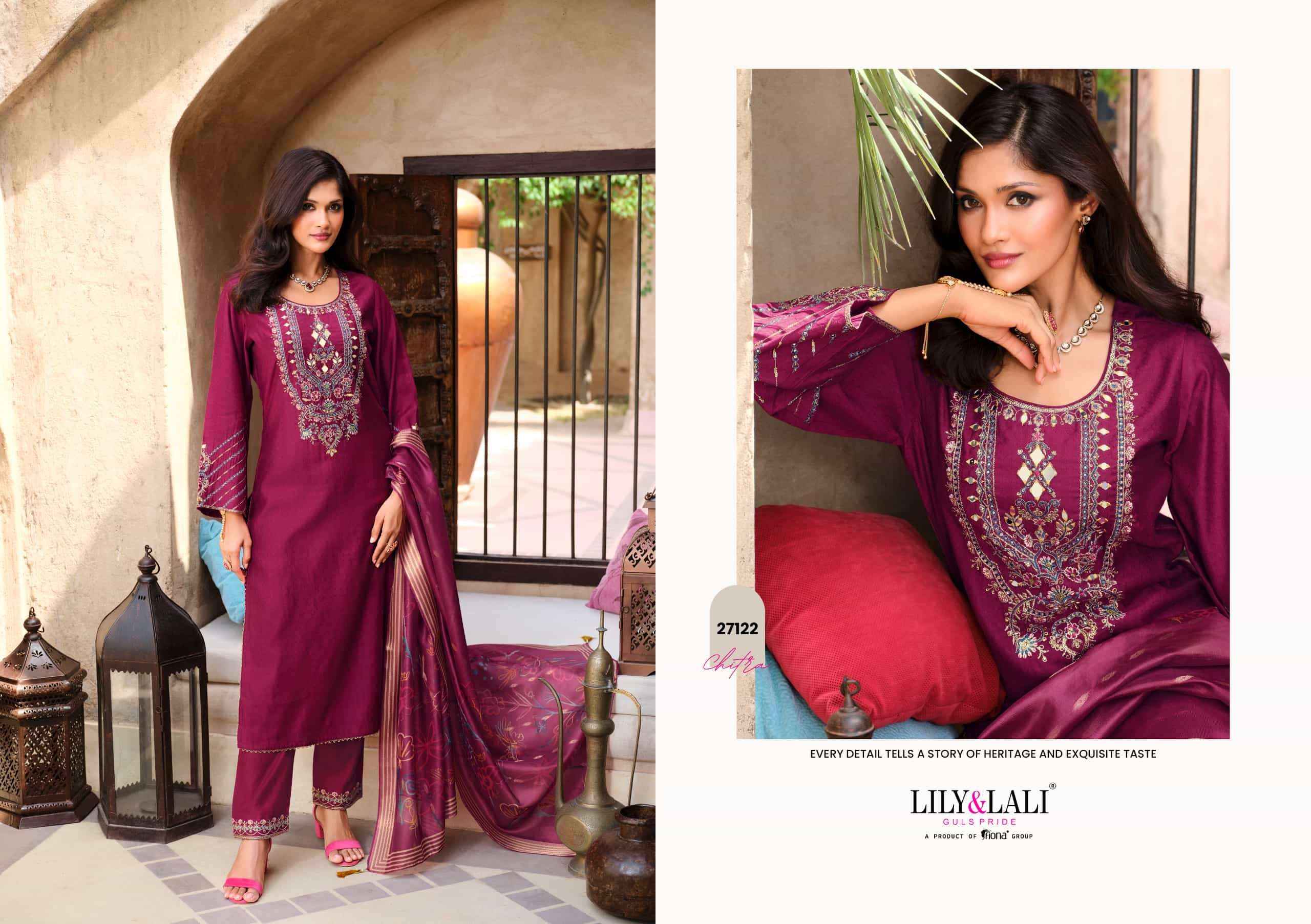 Lily And Lali Chitra Premium Style Readymade 3 Piece Pair Set Collection ( 4 Pcs Catalog )