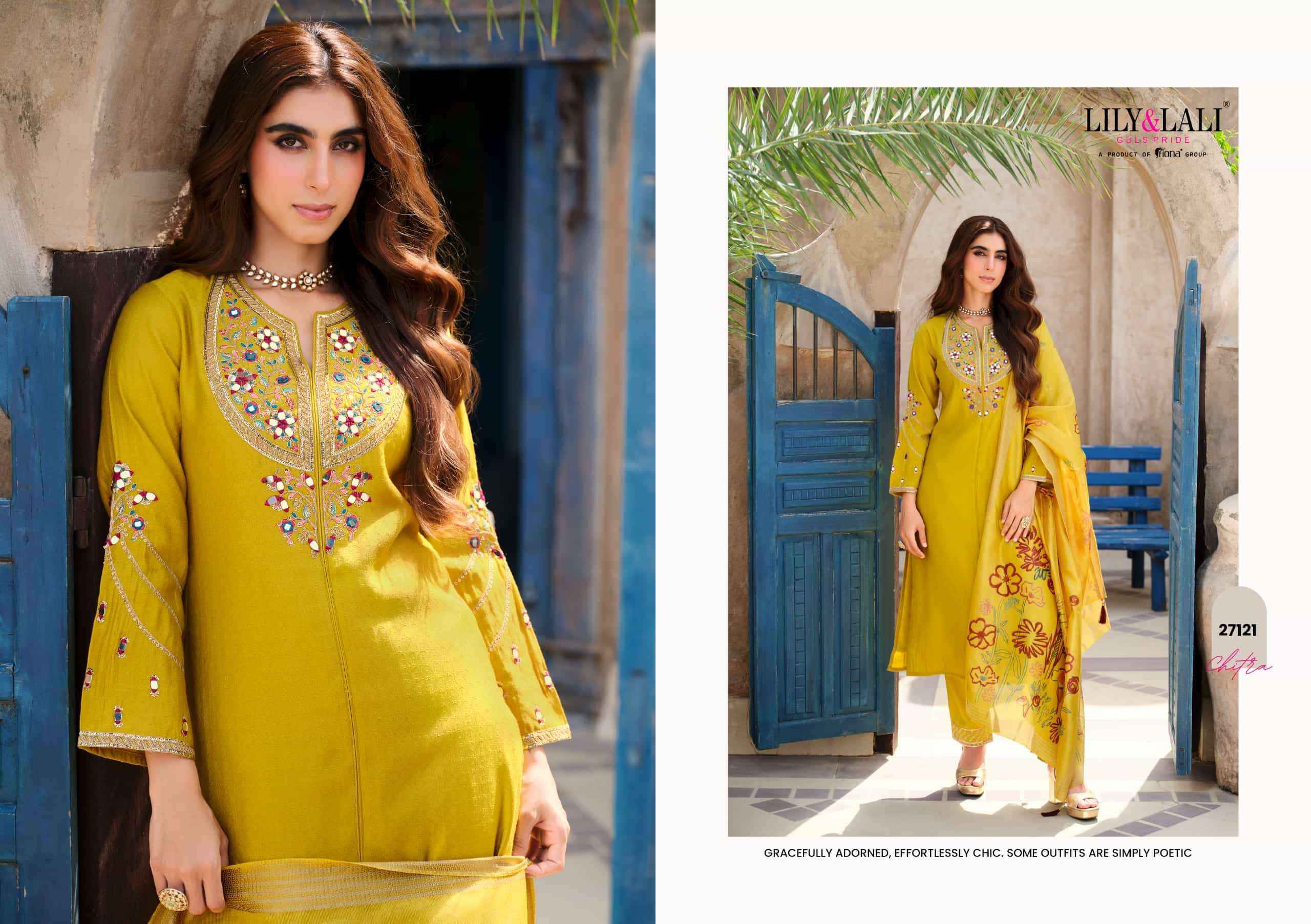 Lily And Lali Chitra Premium Style Readymade 3 Piece Pair Set Collection ( 4 Pcs Catalog )