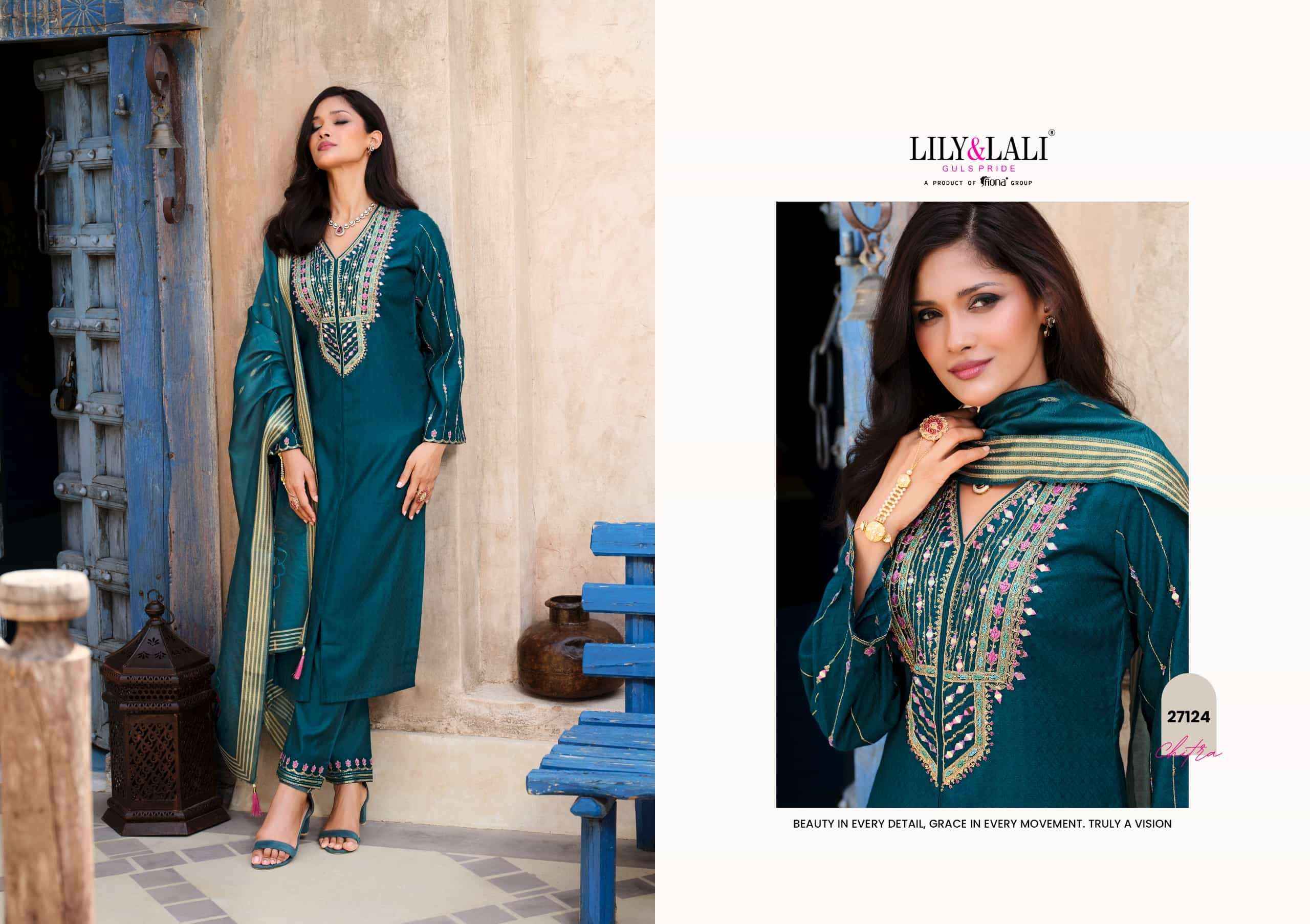 Lily And Lali Chitra Premium Style Readymade 3 Piece Pair Set Collection ( 4 Pcs Catalog )