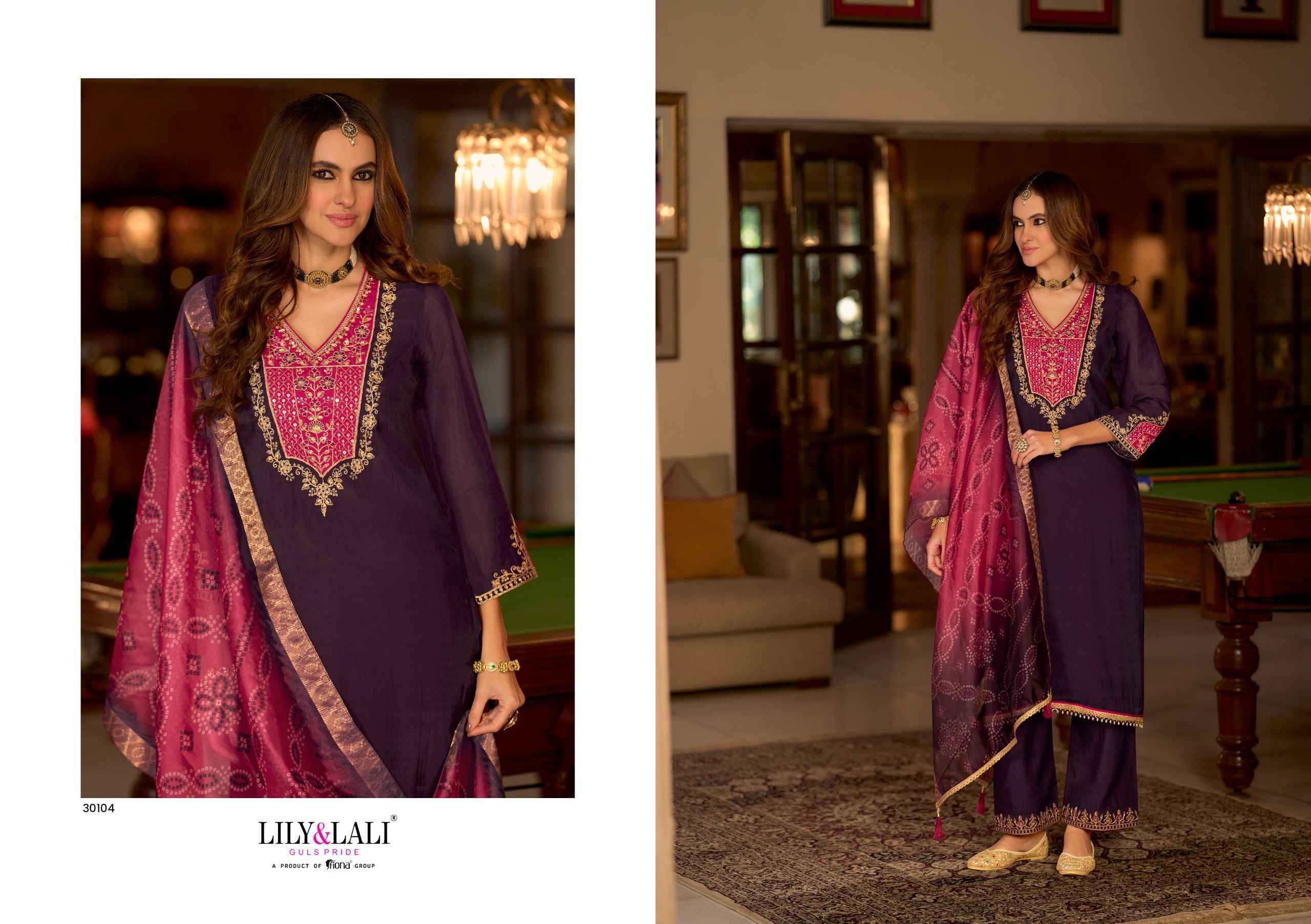 Lily & Lali Ananta Mull Chanderi Readymade Suit Wholesale Price ( 4 pcs Catalogue )