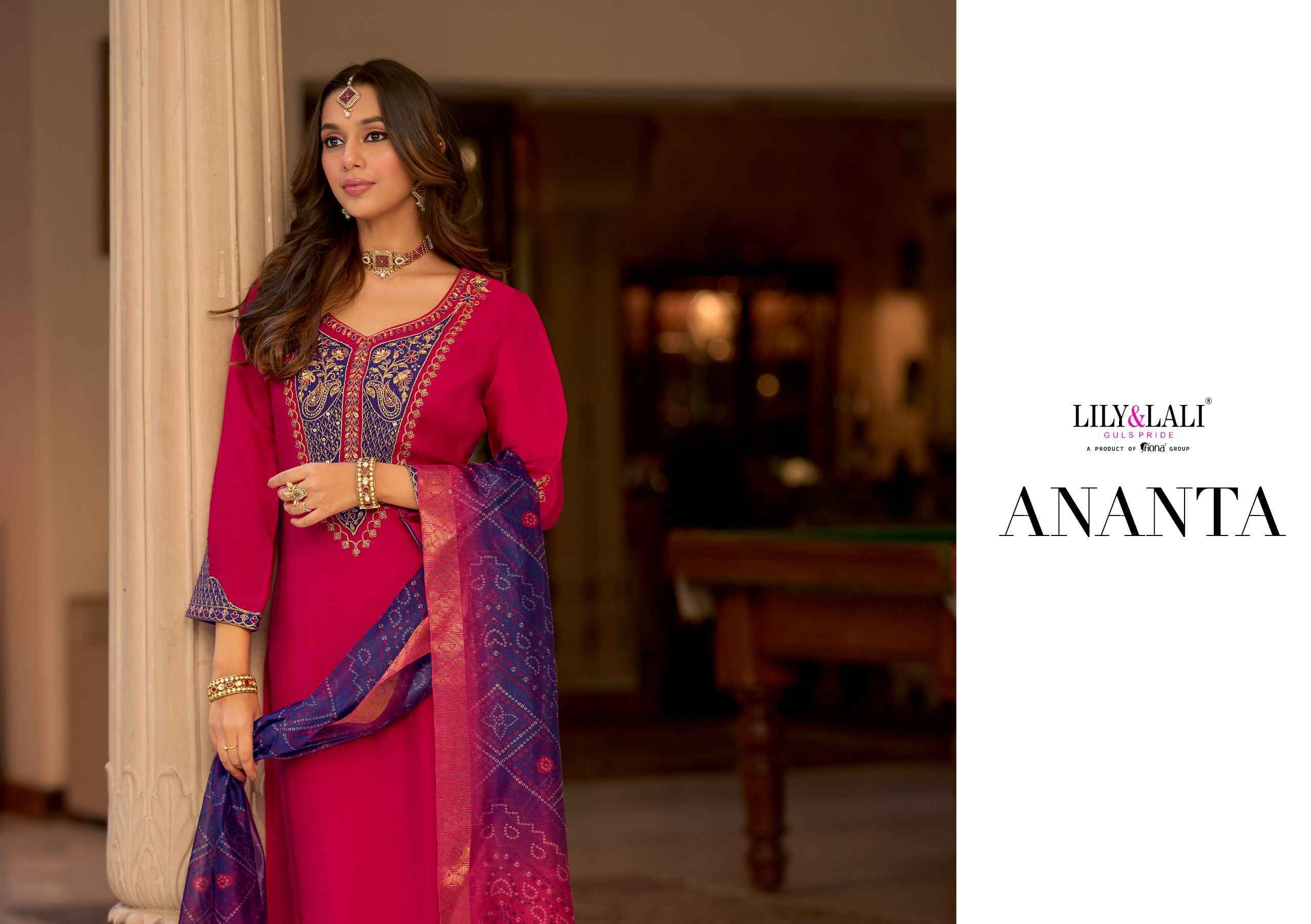 Lily & Lali Ananta Mull Chanderi Readymade Suit Wholesale Price ( 4 pcs Catalogue )