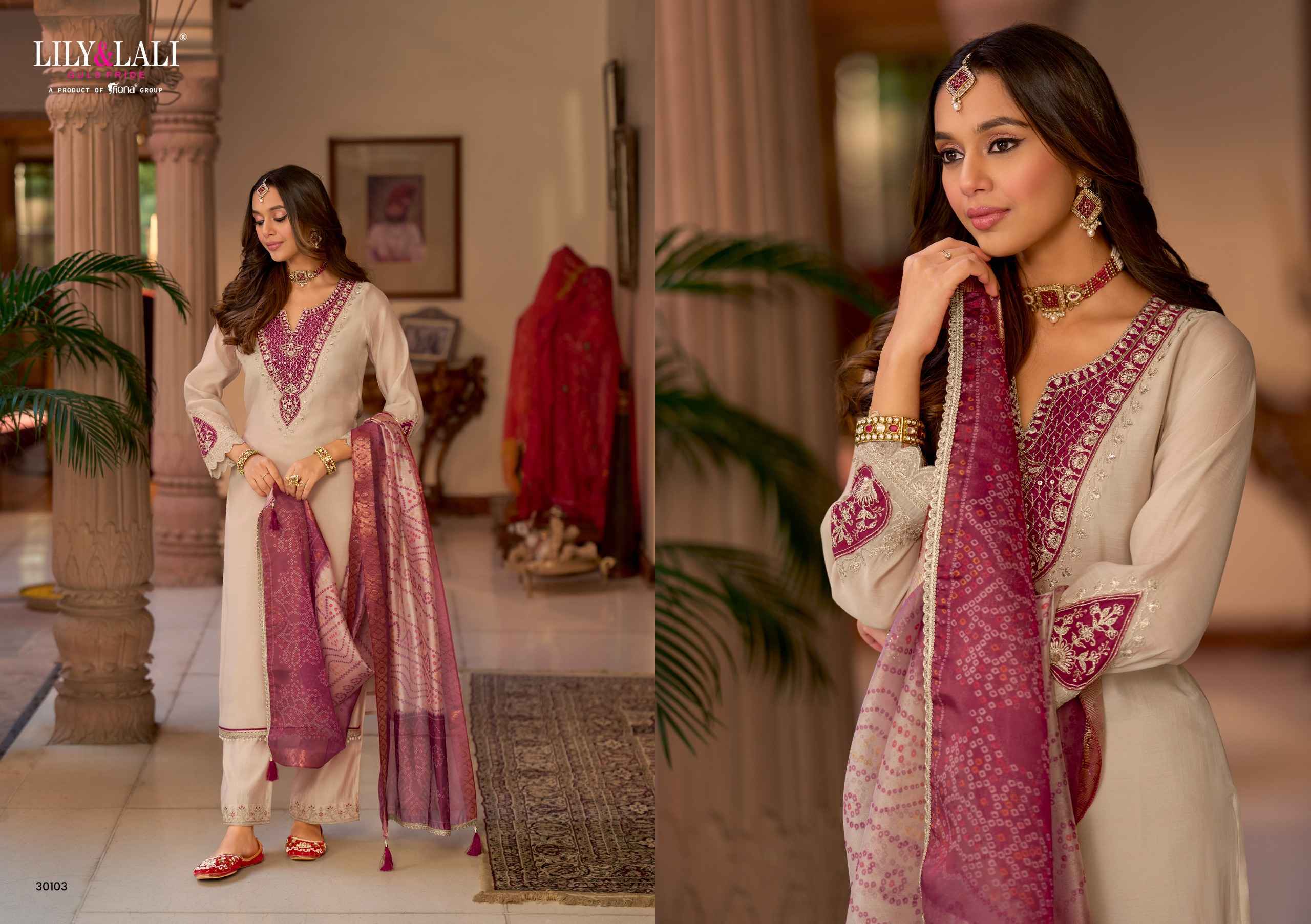 Lily & Lali Ananta Mull Chanderi Readymade Suit Wholesale Price ( 4 pcs Catalogue )
