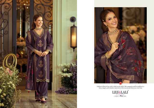 Lily & Lali Gulabo Readymade Shimmer Viscose Silk Dress Collection ( 4 Pcs Catalog )