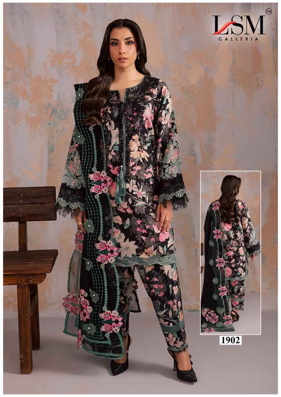 LSM Galleria Parian Dream Vol 19 Lawn Dress Material Wholesale Collection ( 6 Pcs Catalog )