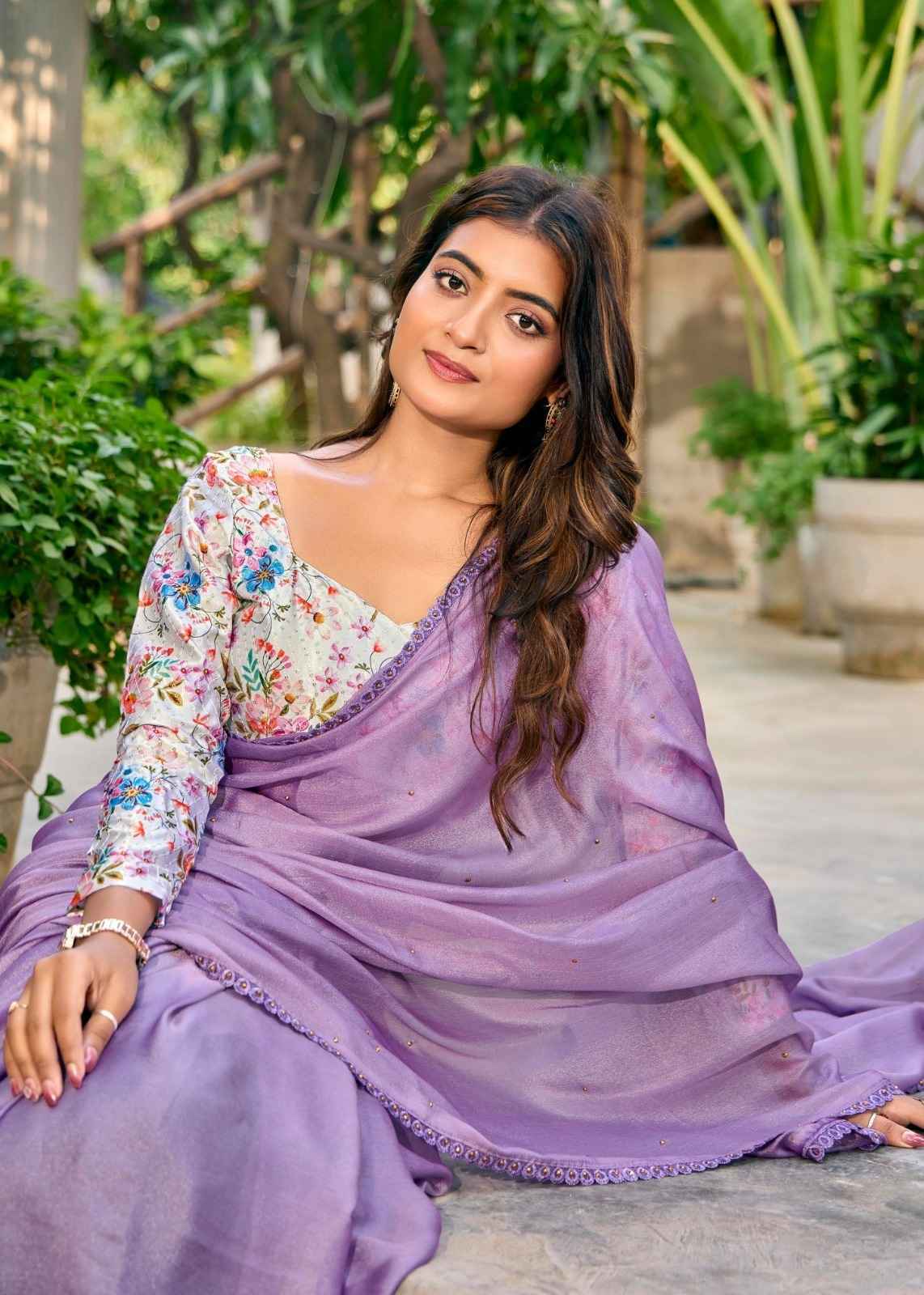 LT Fabrics Neel Vol 20 Mono Satin Saree Collection ( 6 Pcs Catalog )