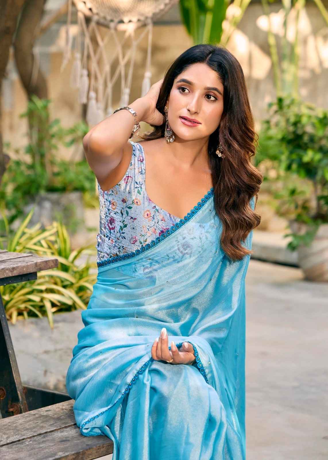 LT Fabrics Neel Vol 20 Mono Satin Saree Collection ( 6 Pcs Catalog )