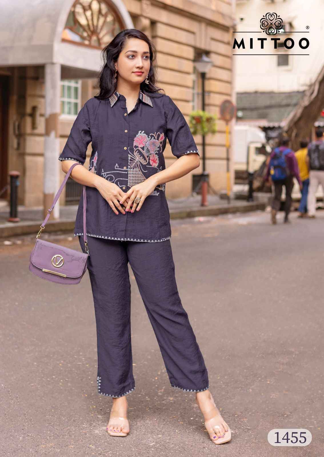 Mittoo Cool Line Viscose Weaving Co Ord Set Wholesale Price ( 5 pcs Catalogue )