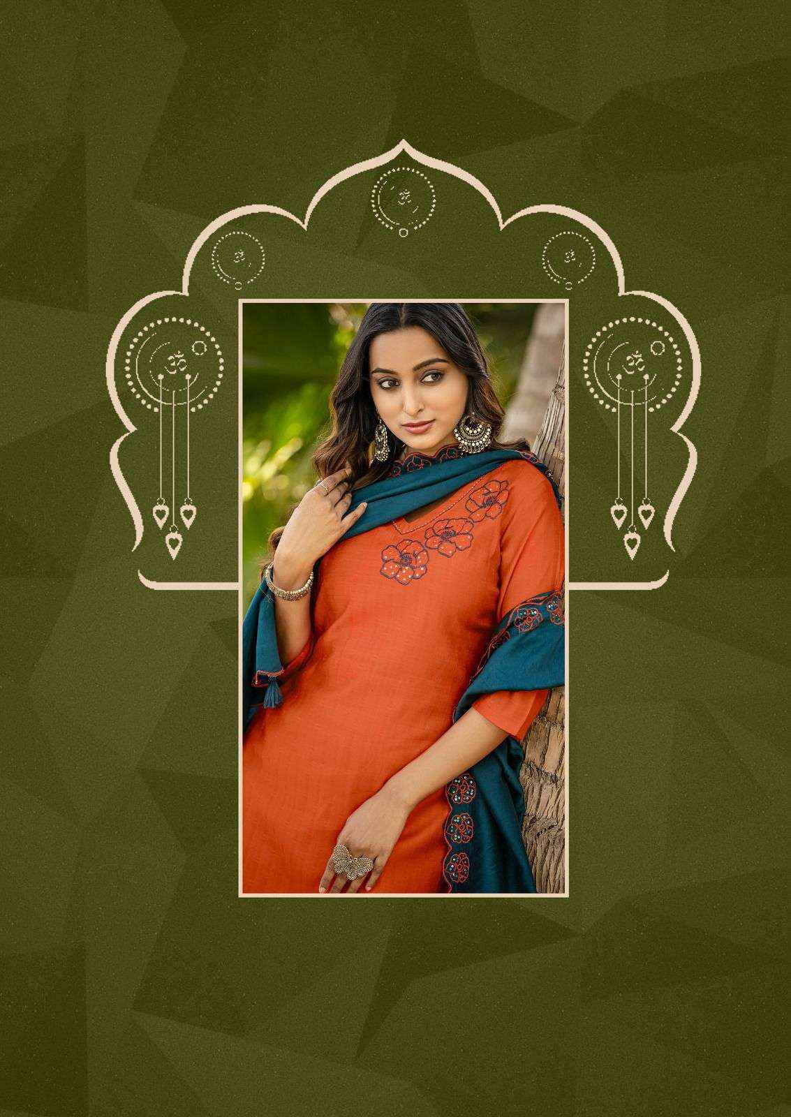 Mittoo Elite Designer Straight Kurti Pant Dupatta Set Collection ( 6 Pcs Catalog )