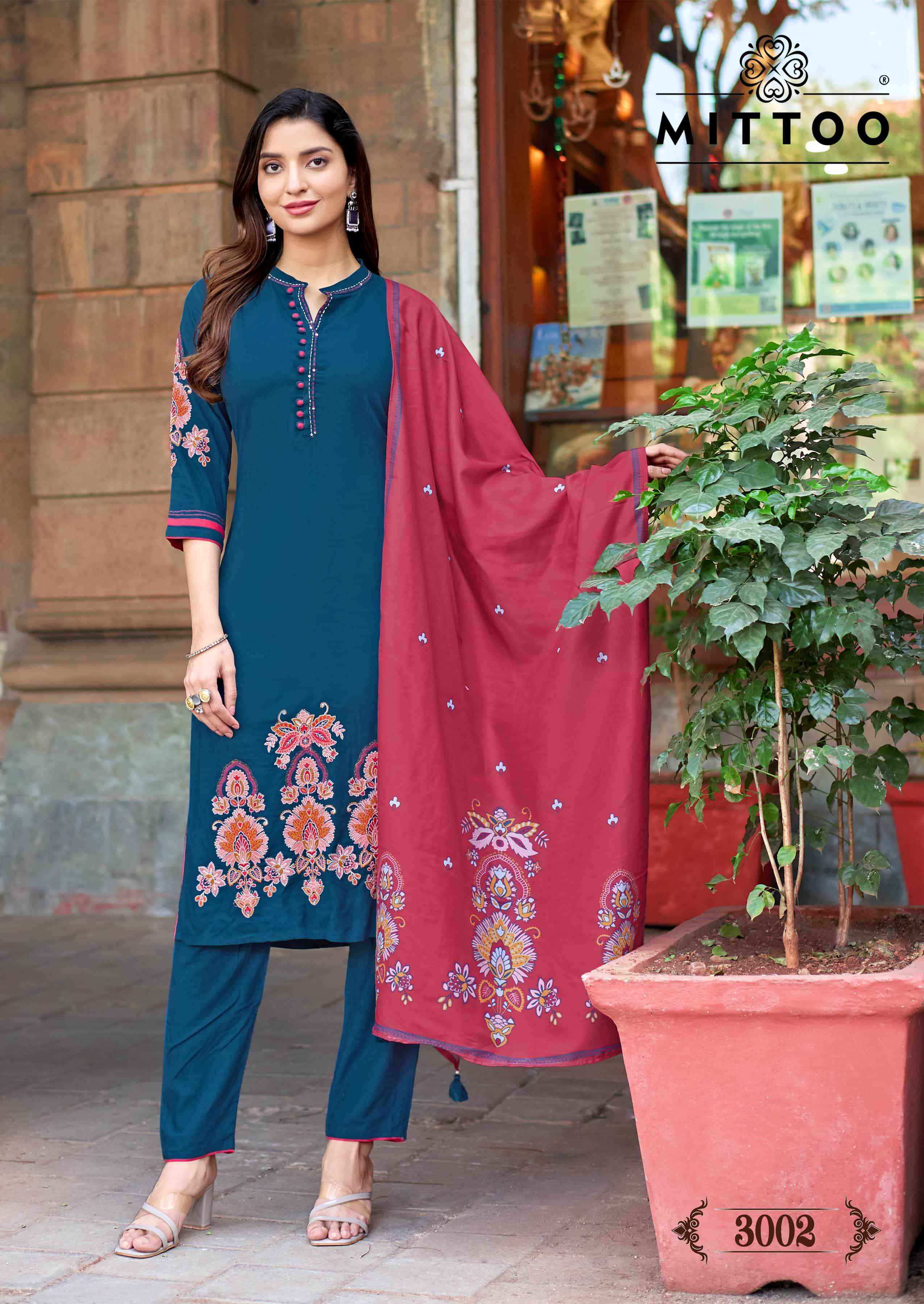 Mittoo Fashion Kalamay Premium Designs Readymade Suits At Wholesale Price ( 6 Pcs Catalogue )
