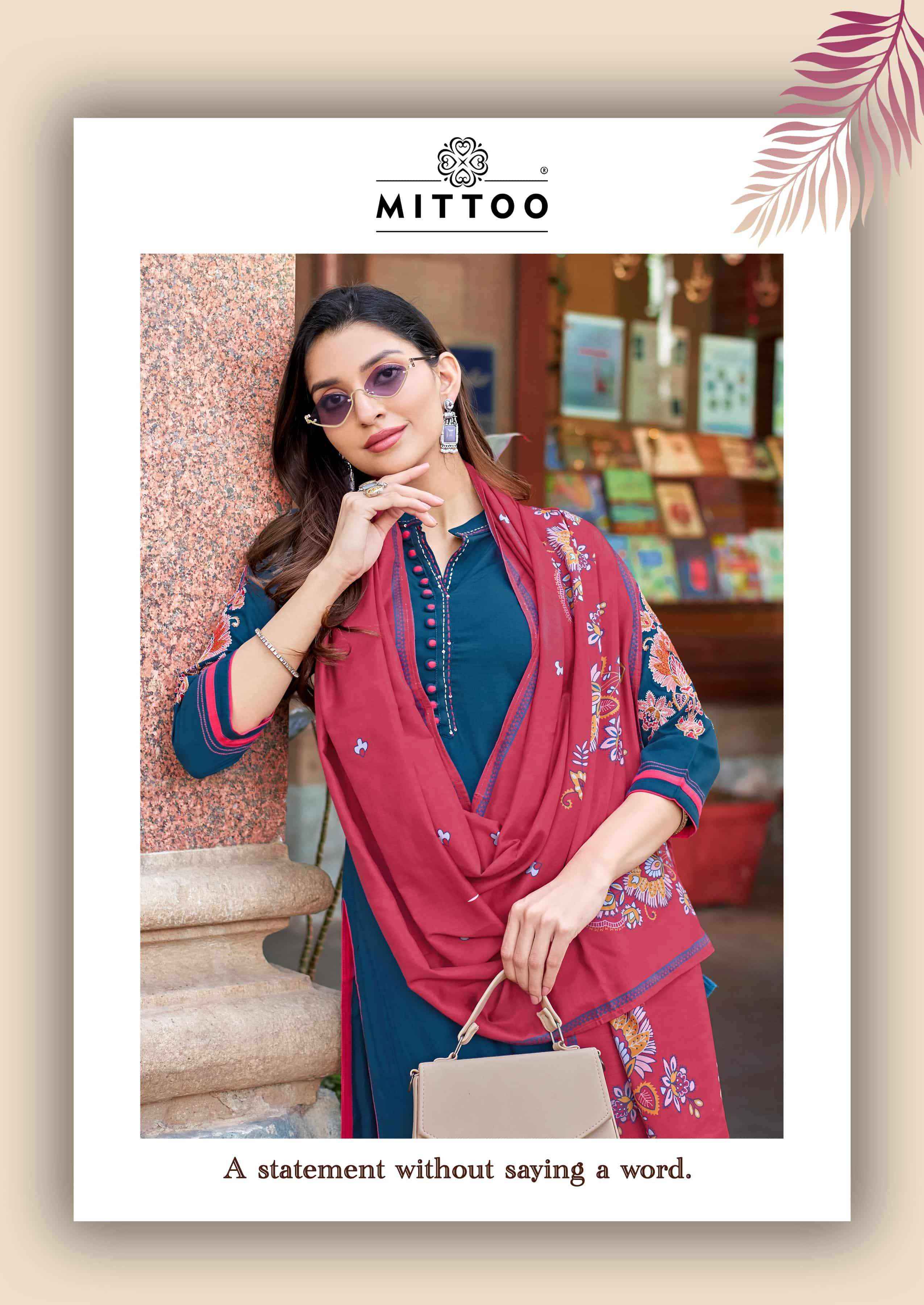 Mittoo Fashion Kalamay Premium Designs Readymade Suits At Wholesale Price ( 6 Pcs Catalogue )