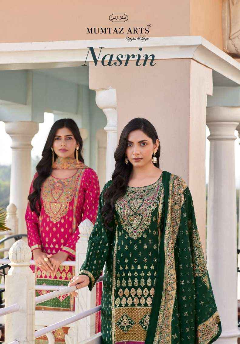 Mumtaz Arts Nasrin Viscose Muslin Dress Material Surat Textile Market ( 6 pcs Catalogue )