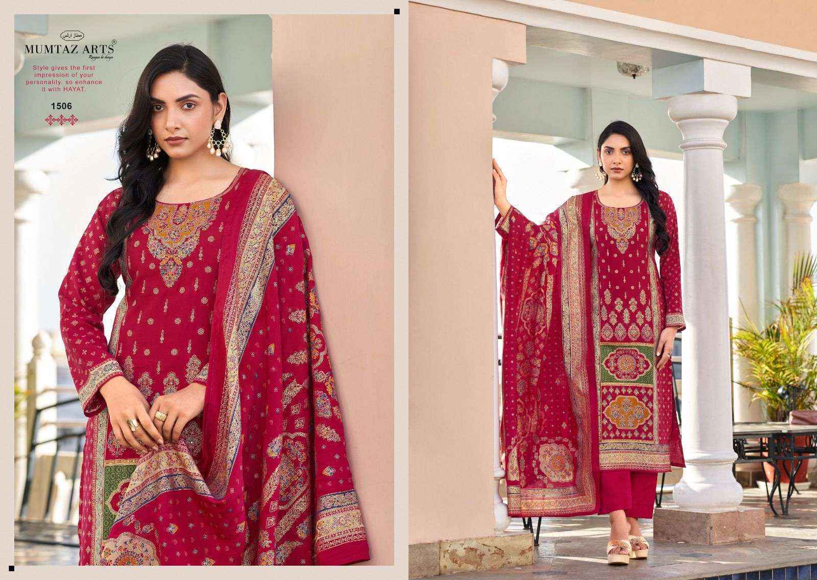 Mumtaz Arts Nasrin Viscose Muslin Dress Material Surat Textile Market ( 6 pcs Catalogue )