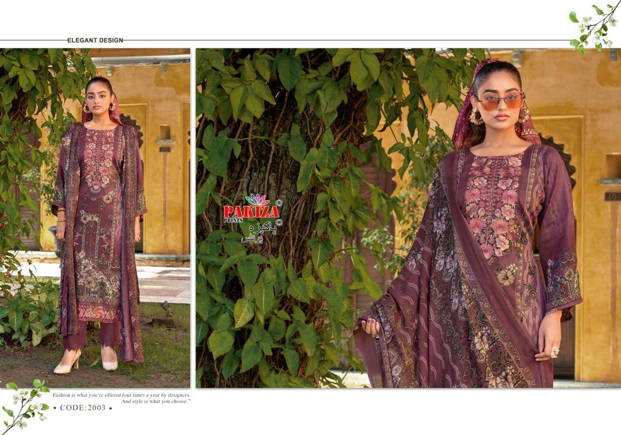 Pakiza Prints Farmaish Vol 2 Fancy Jam Satin Dress Material ( 4 Pcs Catalog )