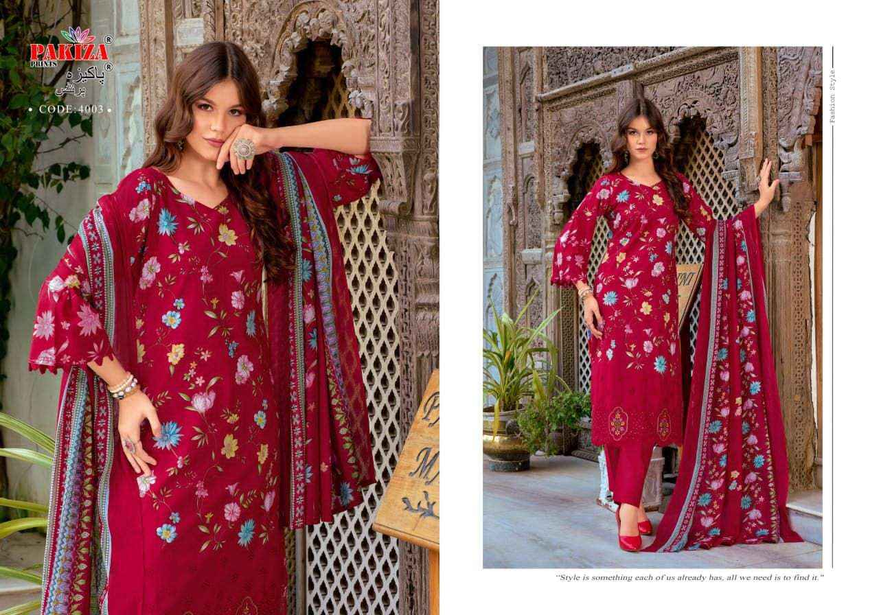 Pakiza Prints Nawazish Vol 4 Designer Cotton Dress Material Collection ( 4 Pcs Catalog )