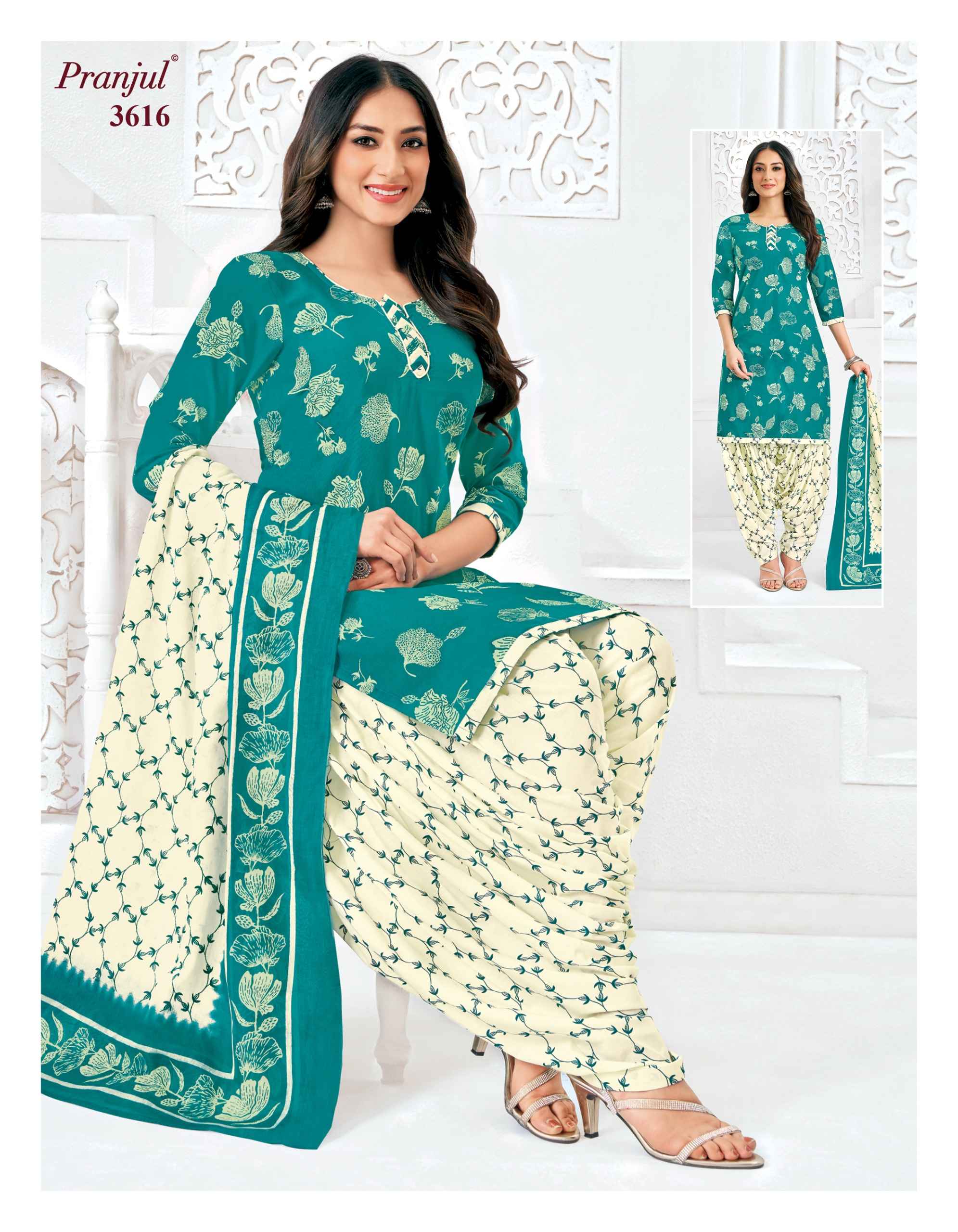 Pranjul fashion Priyanshi Vol 36 Unstitched Salwar Suits At Wholesale Price ( 18 Pcs Set )