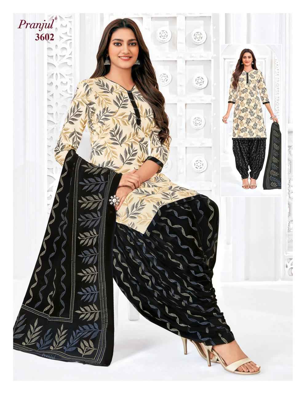 Pranjul Priyanshi Vol-36 Unstitched Dress Material At Wholesale Price ( 6 Pcs Set )