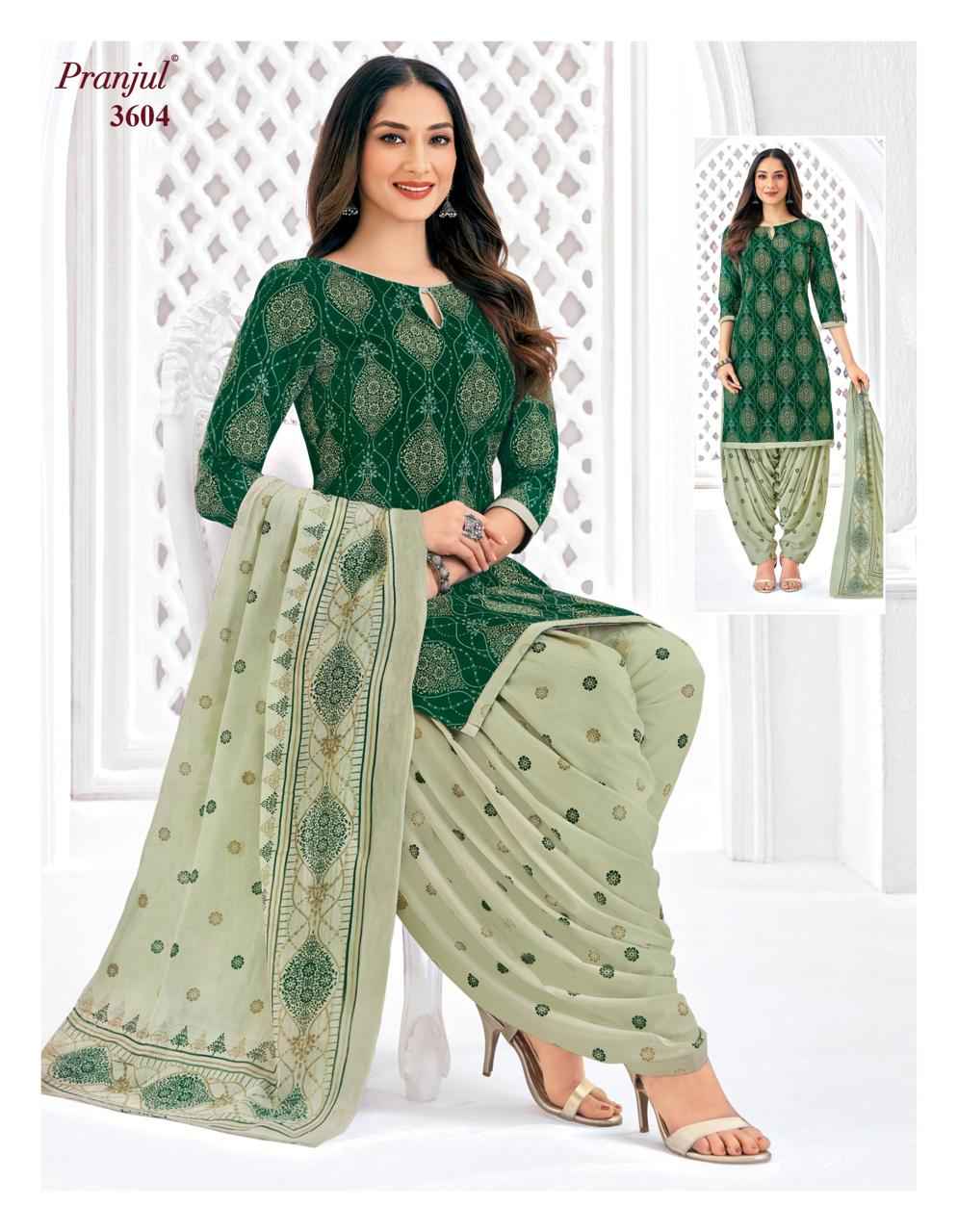 Pranjul Priyanshi Vol-36 Unstitched Dress Material At Wholesale Price ( 6 Pcs Set )