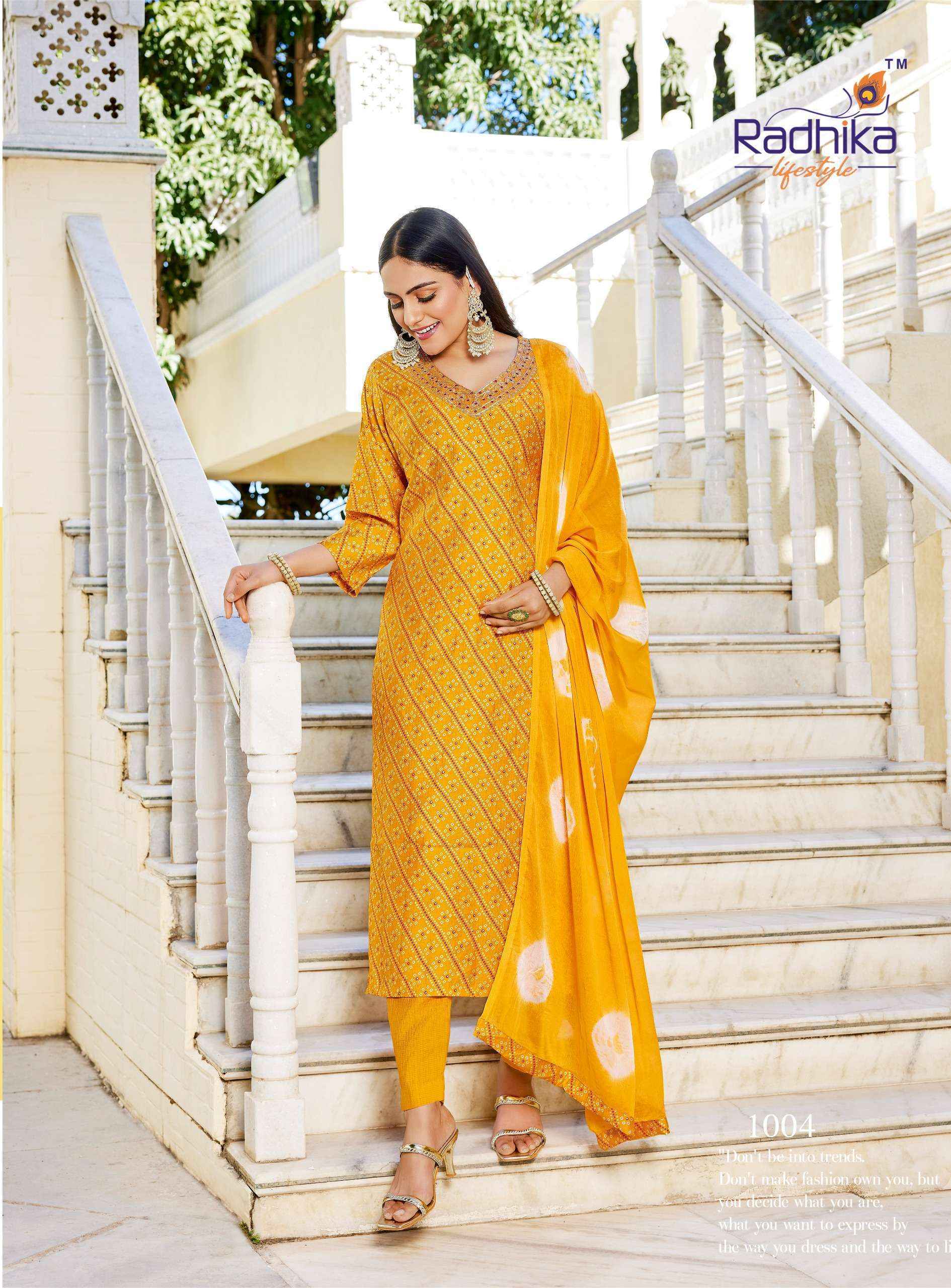 Radhika Lifestyle Shuag Vol 1 Fancy Kurti Combo Set Collection ( 8 Pcs Catalog )