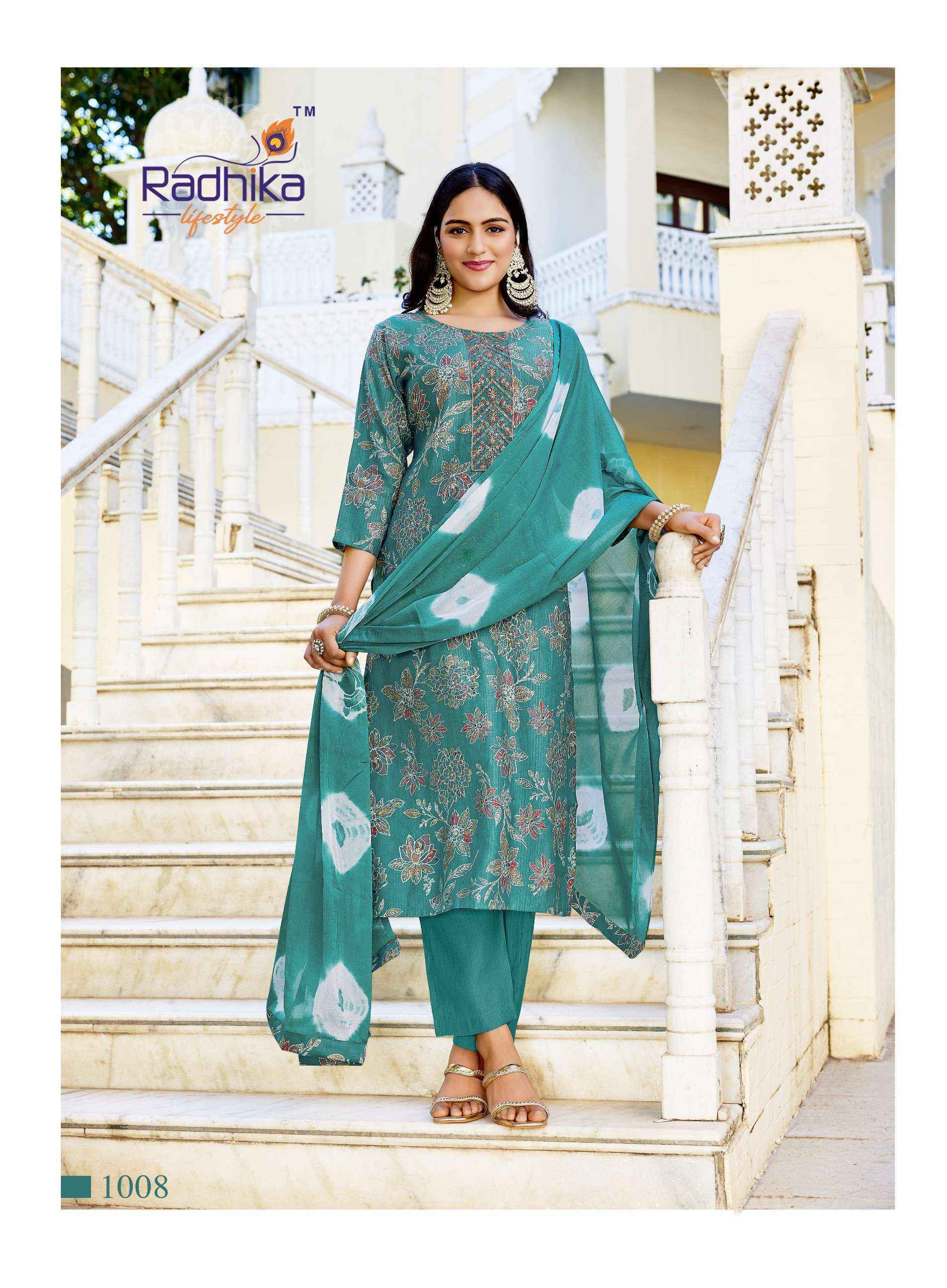 Radhika Lifestyle Shuag Vol 1 Fancy Kurti Combo Set Collection ( 8 Pcs Catalog )