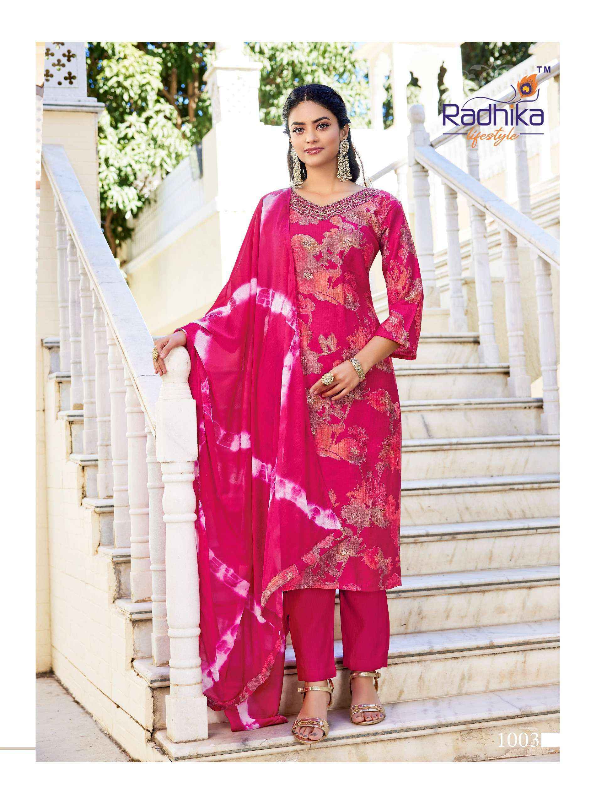 Radhika Lifestyle Shuag Vol 1 Fancy Kurti Combo Set Collection ( 8 Pcs Catalog )