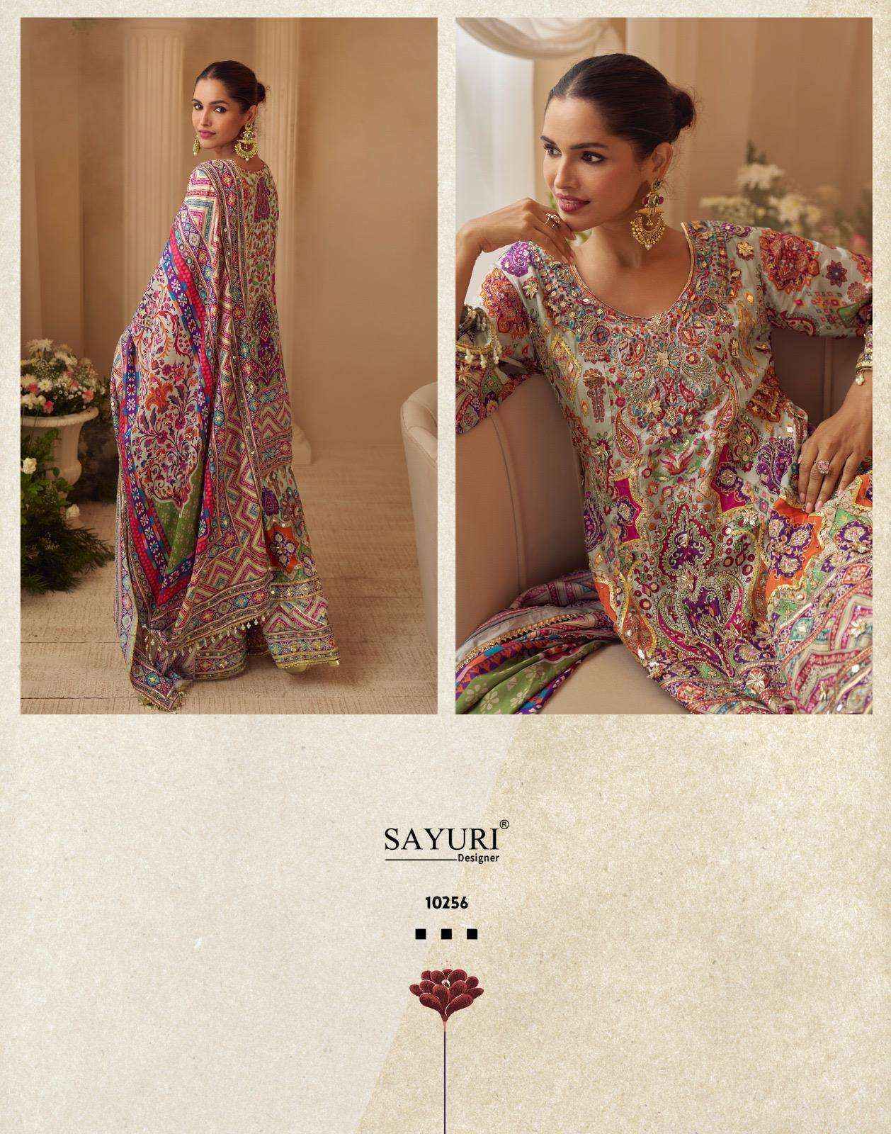 Sayuri Designer Sarthi Readymade Crepe Silk Dress Collection ( 3 Pcs Catalog )