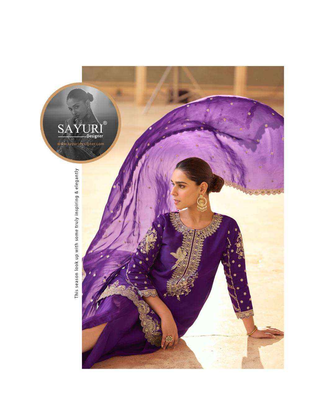 Sayuri Siya 5757 To 5759 Designer Doti Suit Latest Collection ( 3 Pcs Catalog )
