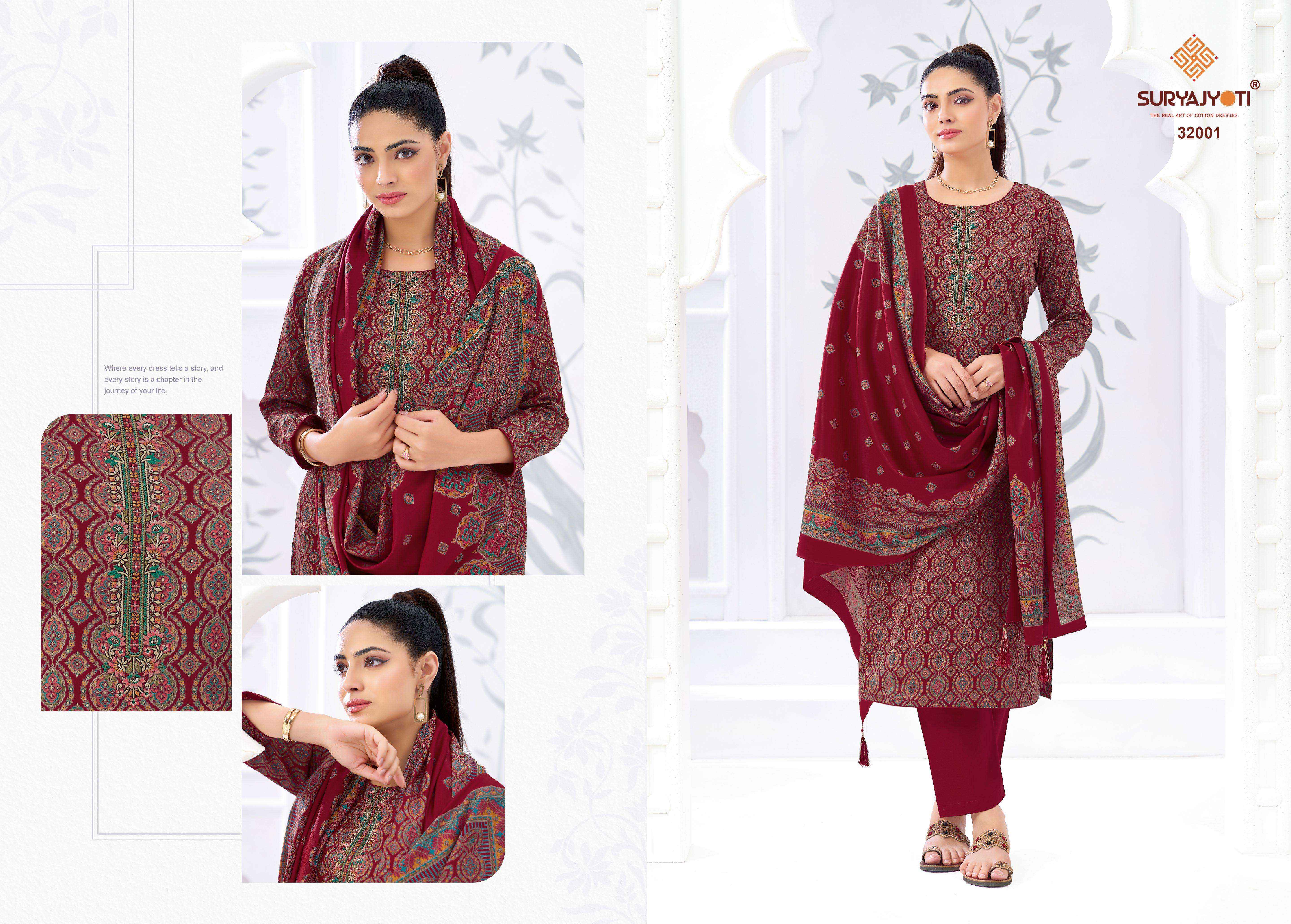 Suryajyoti Kalki Vol 32 Jam Satin Dress Material Wholesale Price ( 8 Pcs Catalouge )