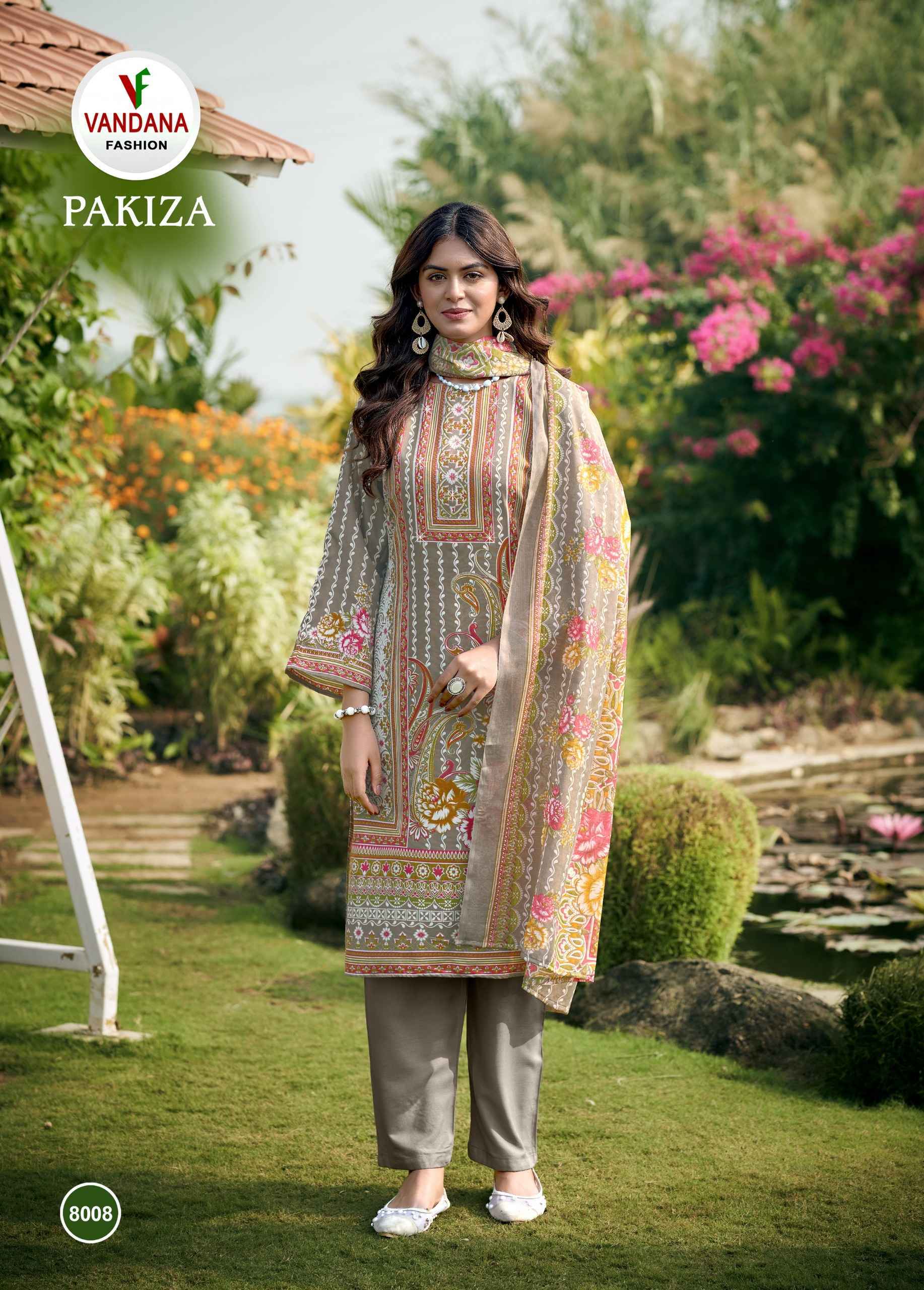 Vandana Fashion Pakiza Vol 8 Soft Cotton Dress Material Collection ( 8 Pcs Catalog )