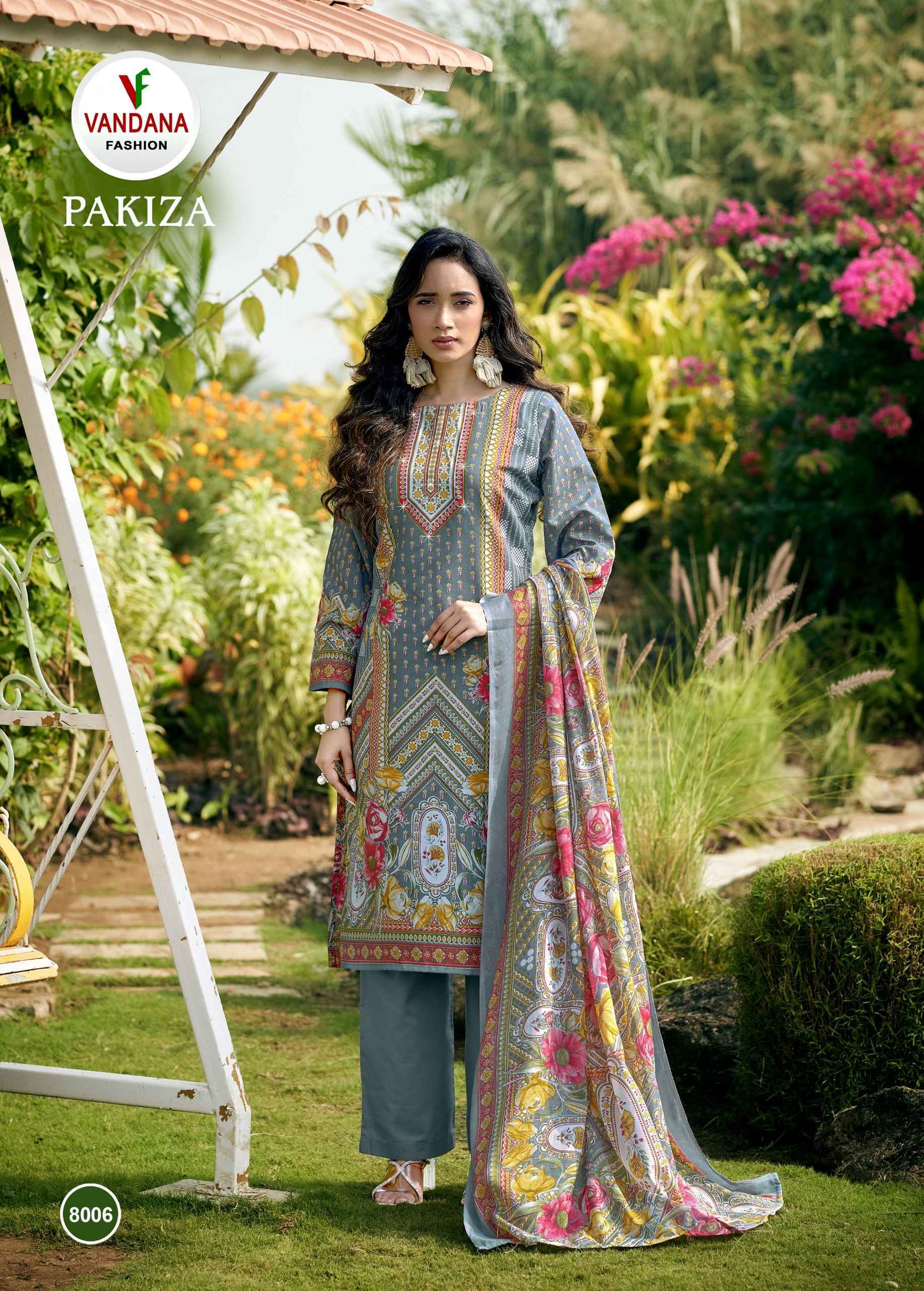 Vandana Fashion Pakiza Vol 8 Soft Cotton Dress Material Collection ( 8 Pcs Catalog )