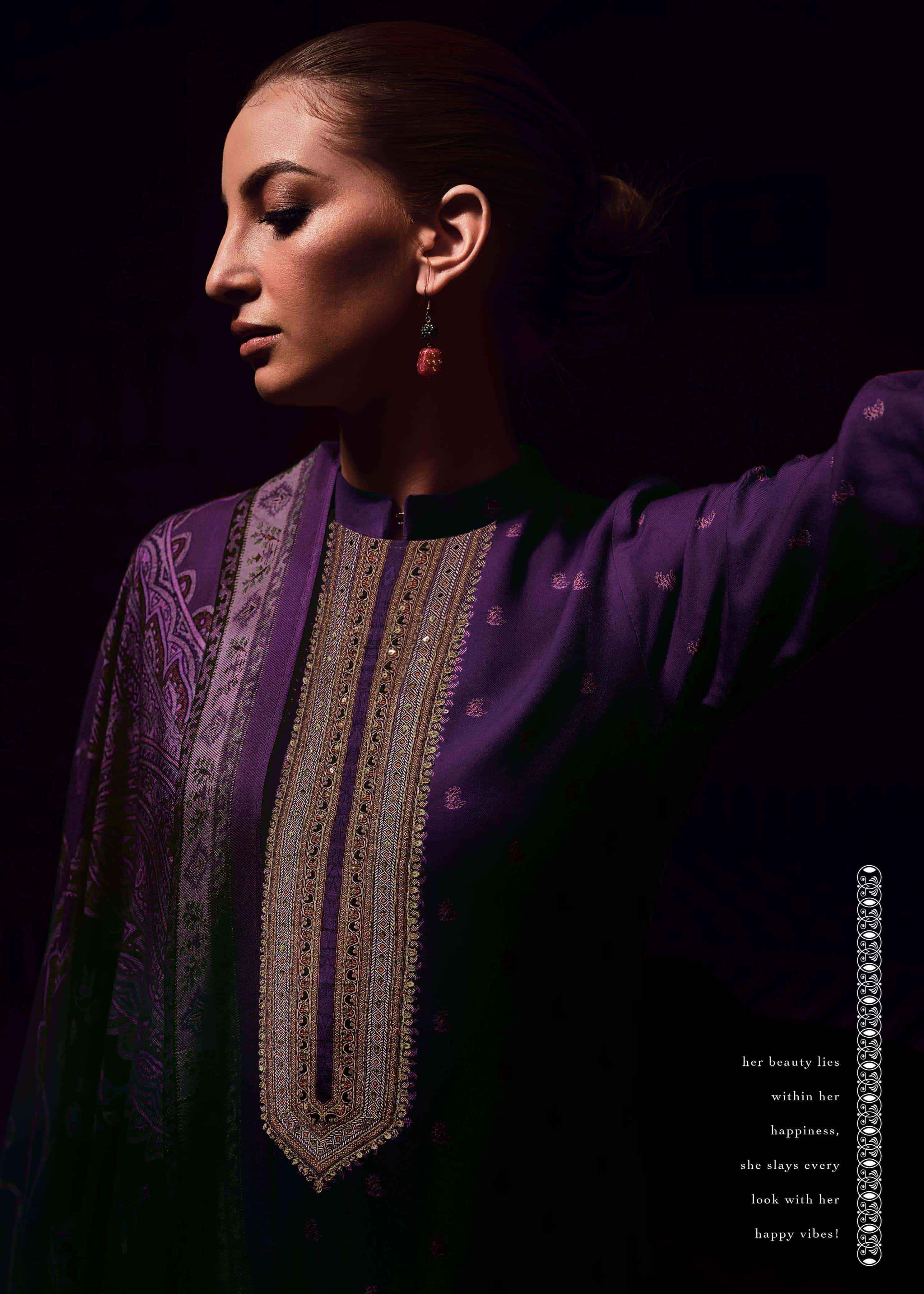 Varsha Ella Fancy Digital Printed Muslin Dress Material Wholesale Collection ( 6 Pcs Catalog )