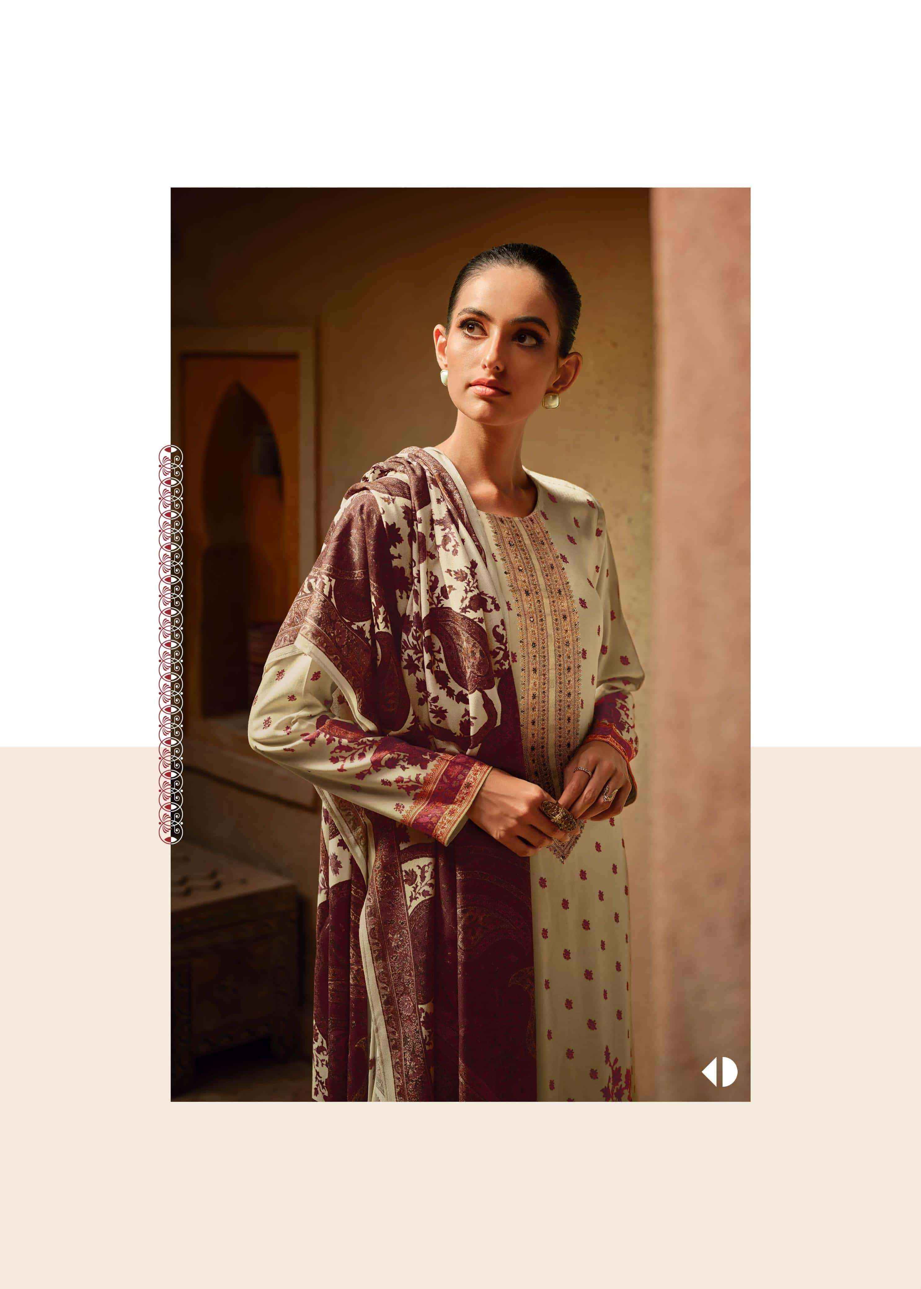 Varsha Ella Fancy Digital Printed Muslin Dress Material Wholesale Collection ( 6 Pcs Catalog )