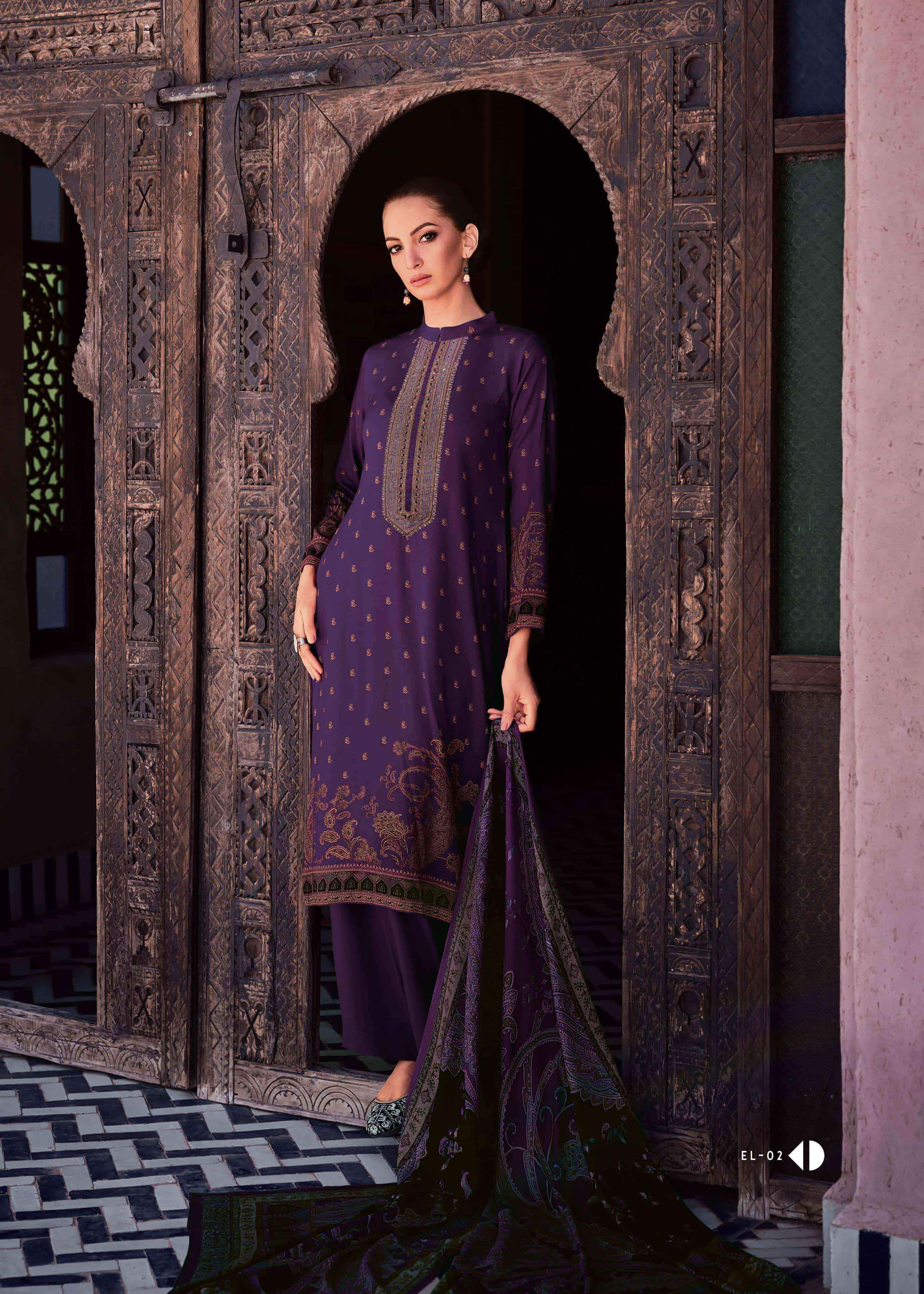 Varsha Ella Fancy Digital Printed Muslin Dress Material Wholesale Collection ( 6 Pcs Catalog )