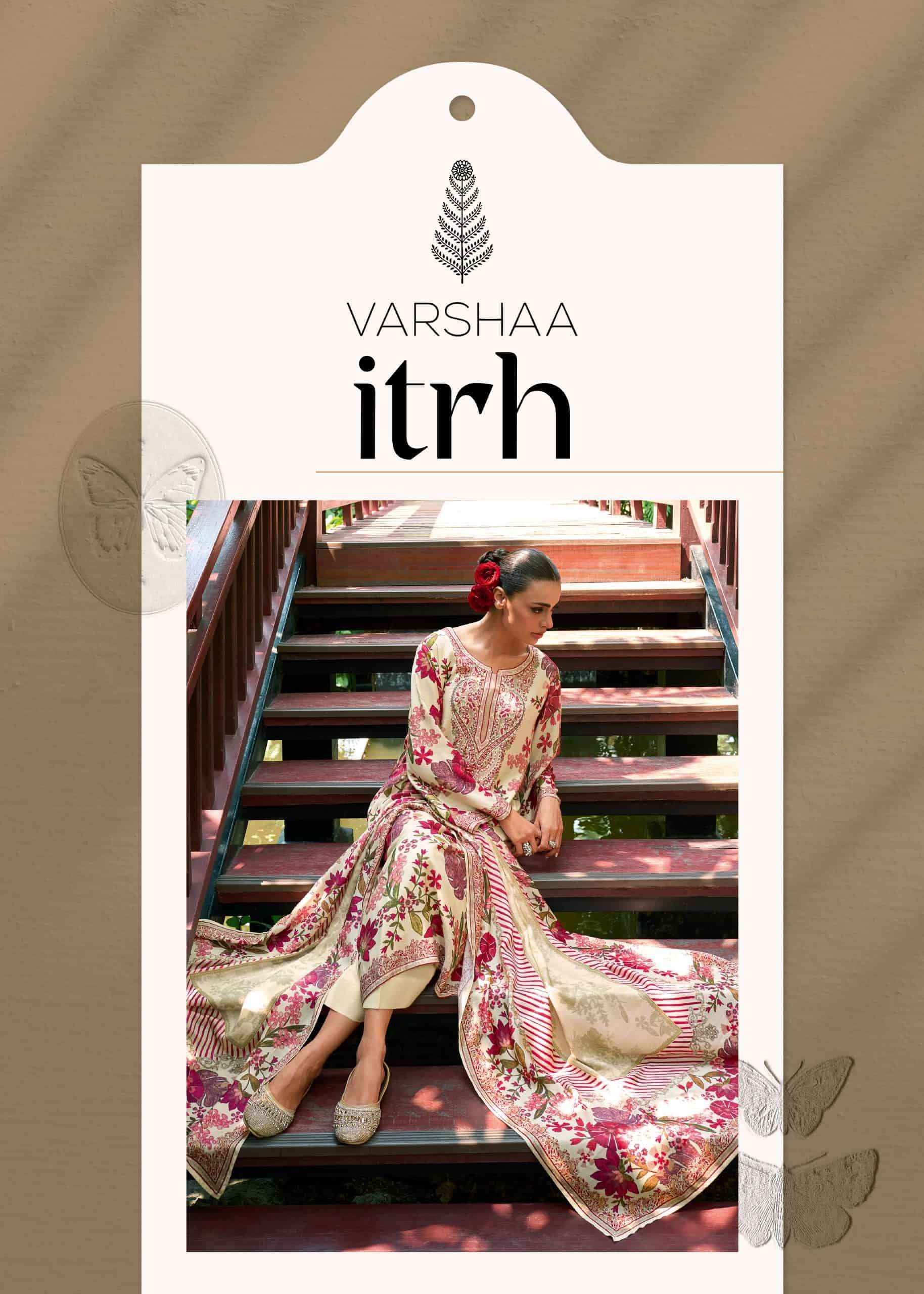 Varsha Fashion Itrh Silk Ladies Ladies Dress Material Wholesale Price ( 6 Pcs Catalogue )