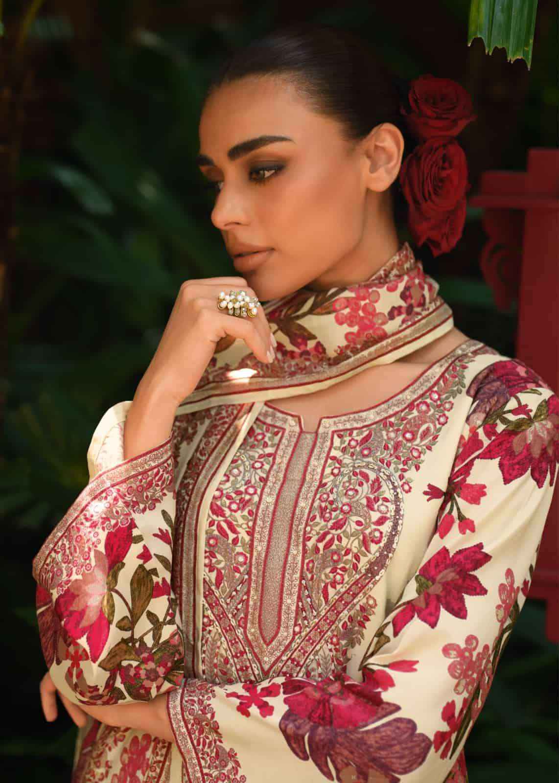 Varsha Fashion Itrh Silk Ladies Ladies Dress Material Wholesale Price ( 6 Pcs Catalogue )