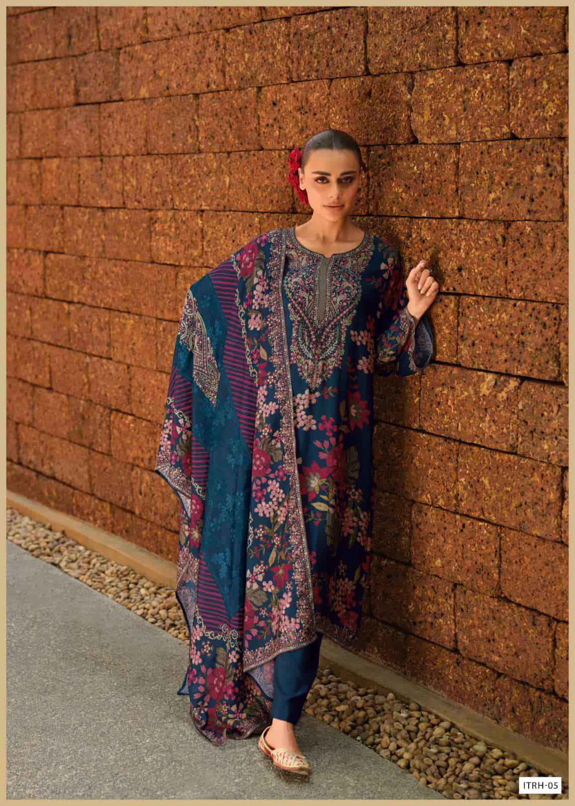 Varsha Fashion Itrh Silk Ladies Ladies Dress Material Wholesale Price ( 6 Pcs Catalogue )