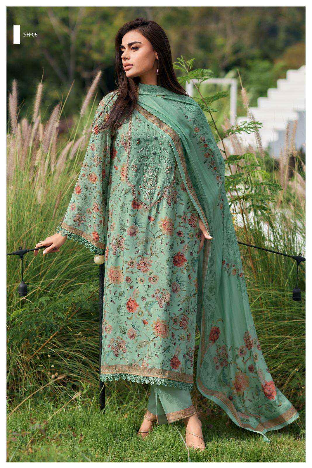 Varsha Fashion Shiloh Digital Printed Cotton Wholesale Textile Market Surat ( 6 Pcs Catalogue )