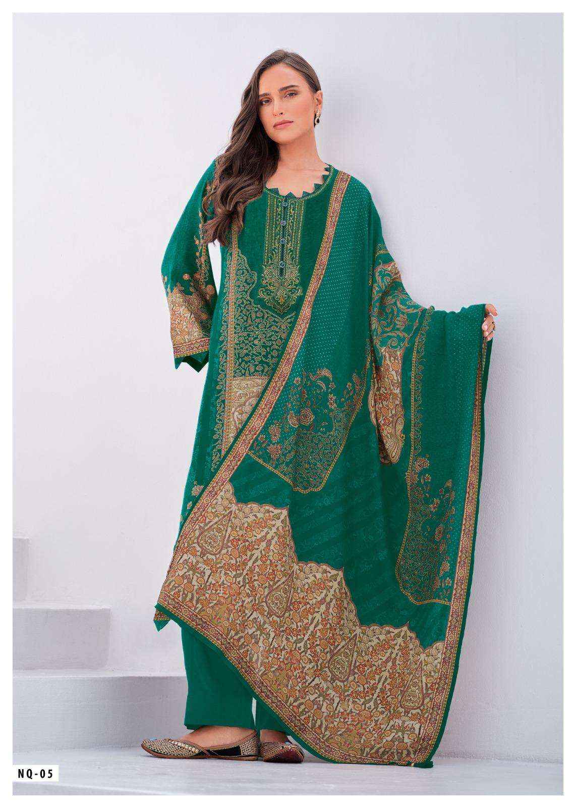 Varsha Naqashi Exclusive Modal Satin Ladies Suit Collection ( 5 Pcs Catalog )