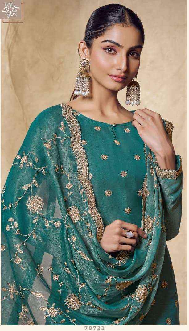 Vinay Fashion Kuleesh Gemiiny Unstitch Designer Dress Material Wholesale Price ( 4 Pcs Catalogue )
