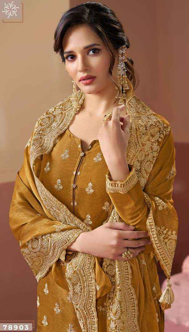 Vinay Fashion Kuleesh Kalika Exclusive Designer Dress Material Collection ( 4 Pcs Catalog )