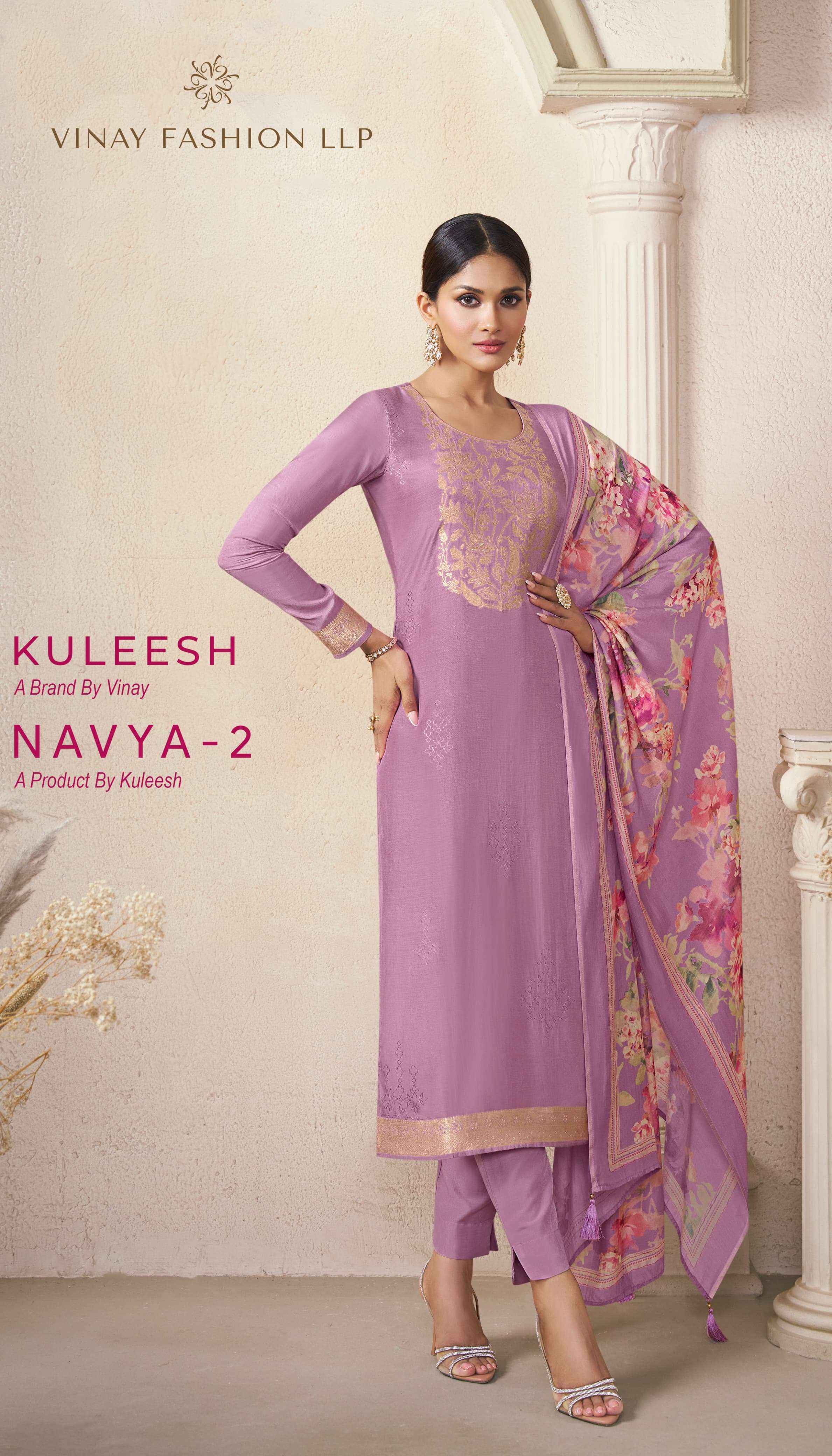 Vinay Fashion Kuleesh Navya Vol 2 Viscose Dress Material Collection ( 4 Pcs Catalog )
