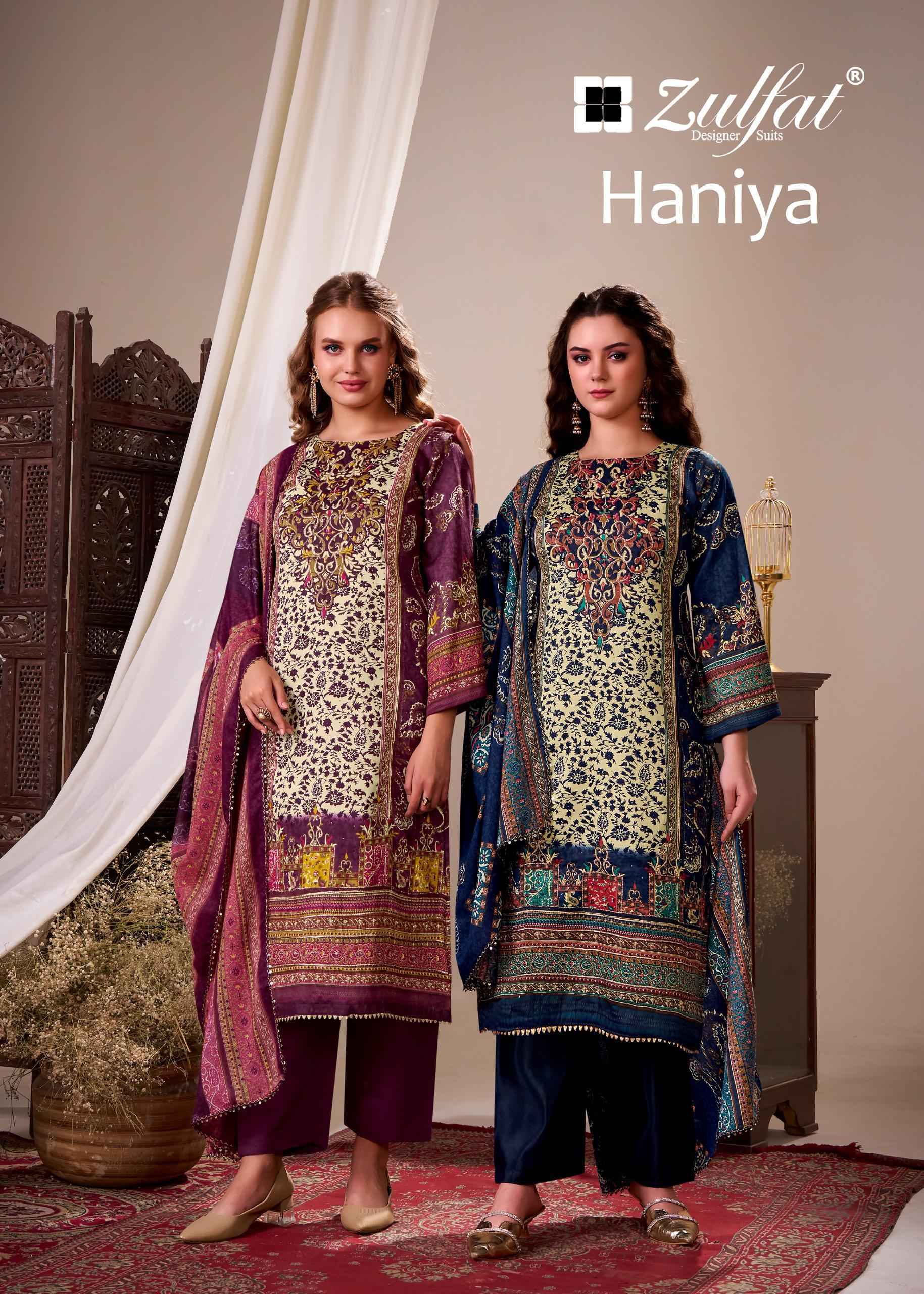 Zulfat Haniya Jam Cotton Dress Material Collection ( 4 Pcs Catalog )