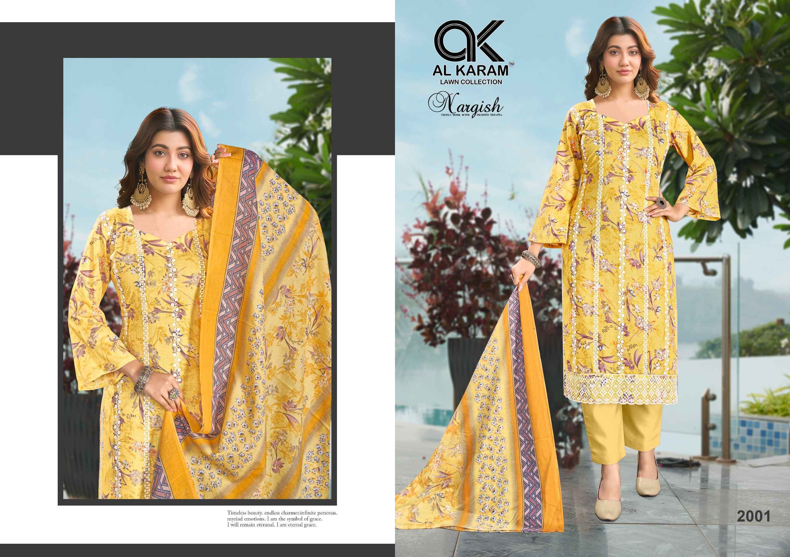Al Karam Nargis Cotton Dress Material Wholesale Collection ( 4 Pcs Catalog )